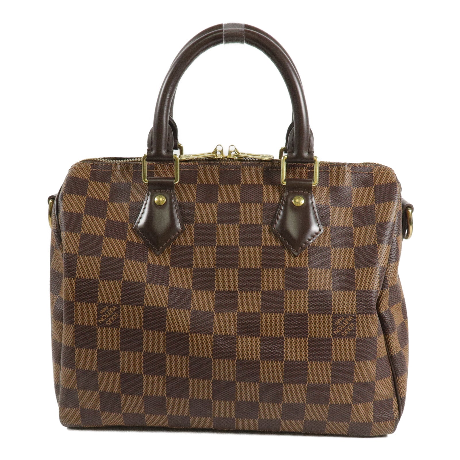 LOUIS VUITTON Damier Speedy Bandouliere 25手挽肩背兩用袋