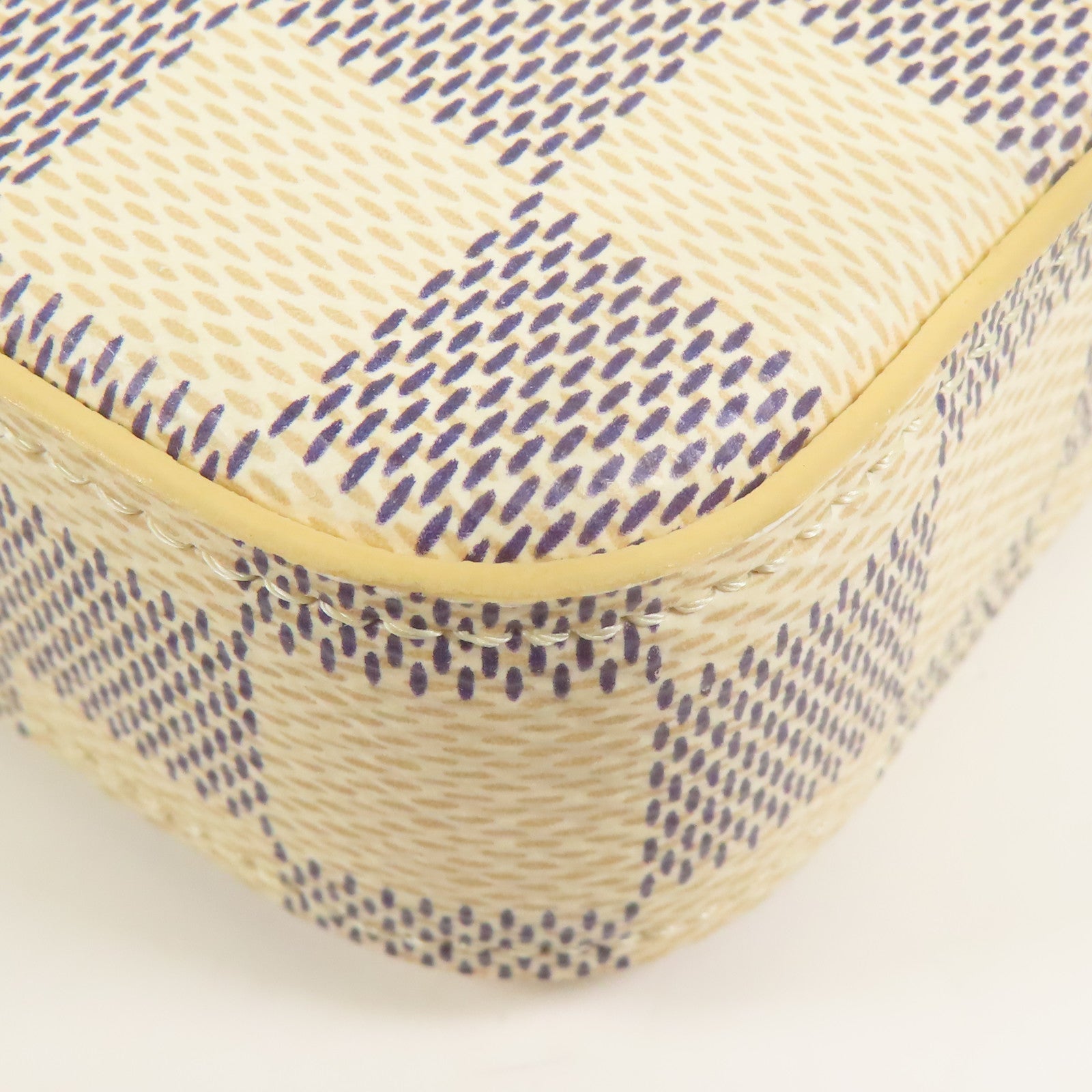 LOUIS VUITTON Damier Azur Felicie Pochette金扣鏈帶肩背袋