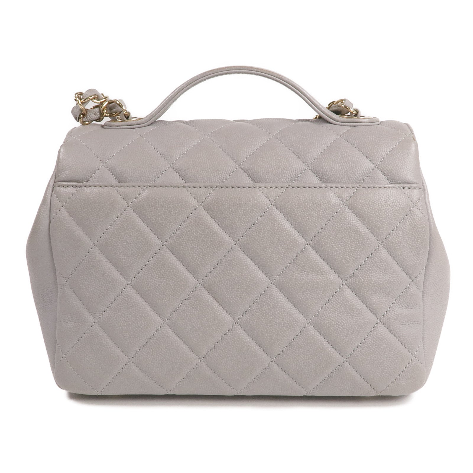 CHANEL 牛皮皮革Business Affinity金扣肩背袋