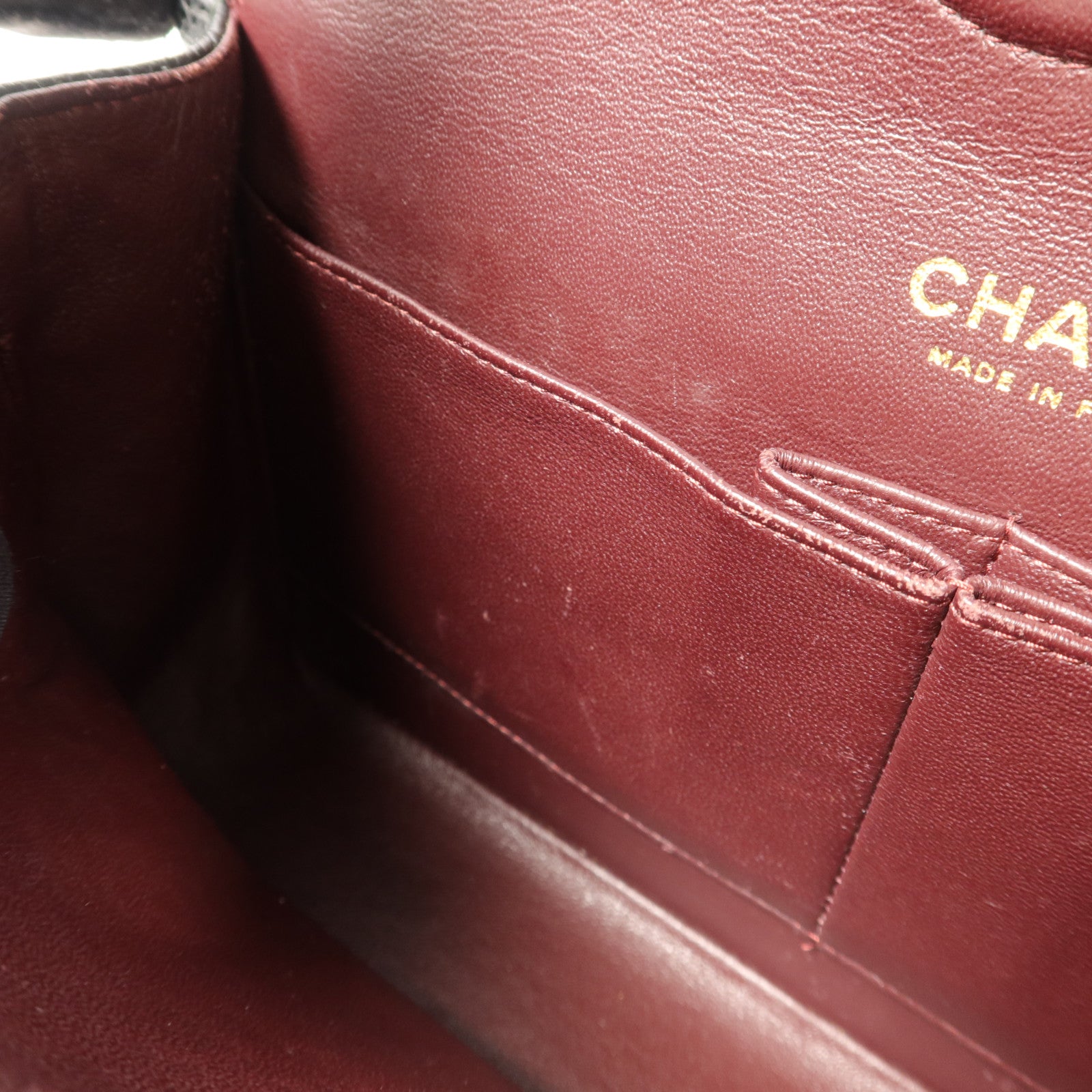 CHANEL 牛皮皮革Classis 25鏈帶肩背袋