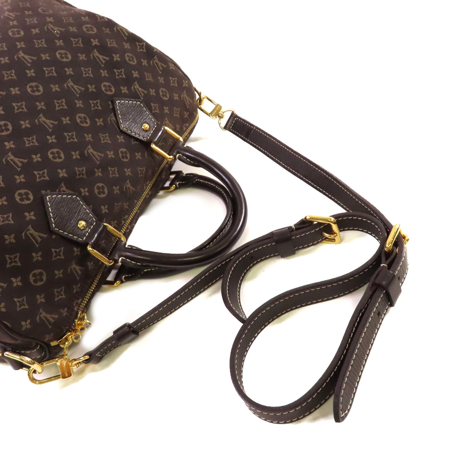 LOUIS VUITTON Monogram Idylle Speedy Bandouliere 30 2Way Shoulder Bag金扣手挽肩背兩用袋啡色