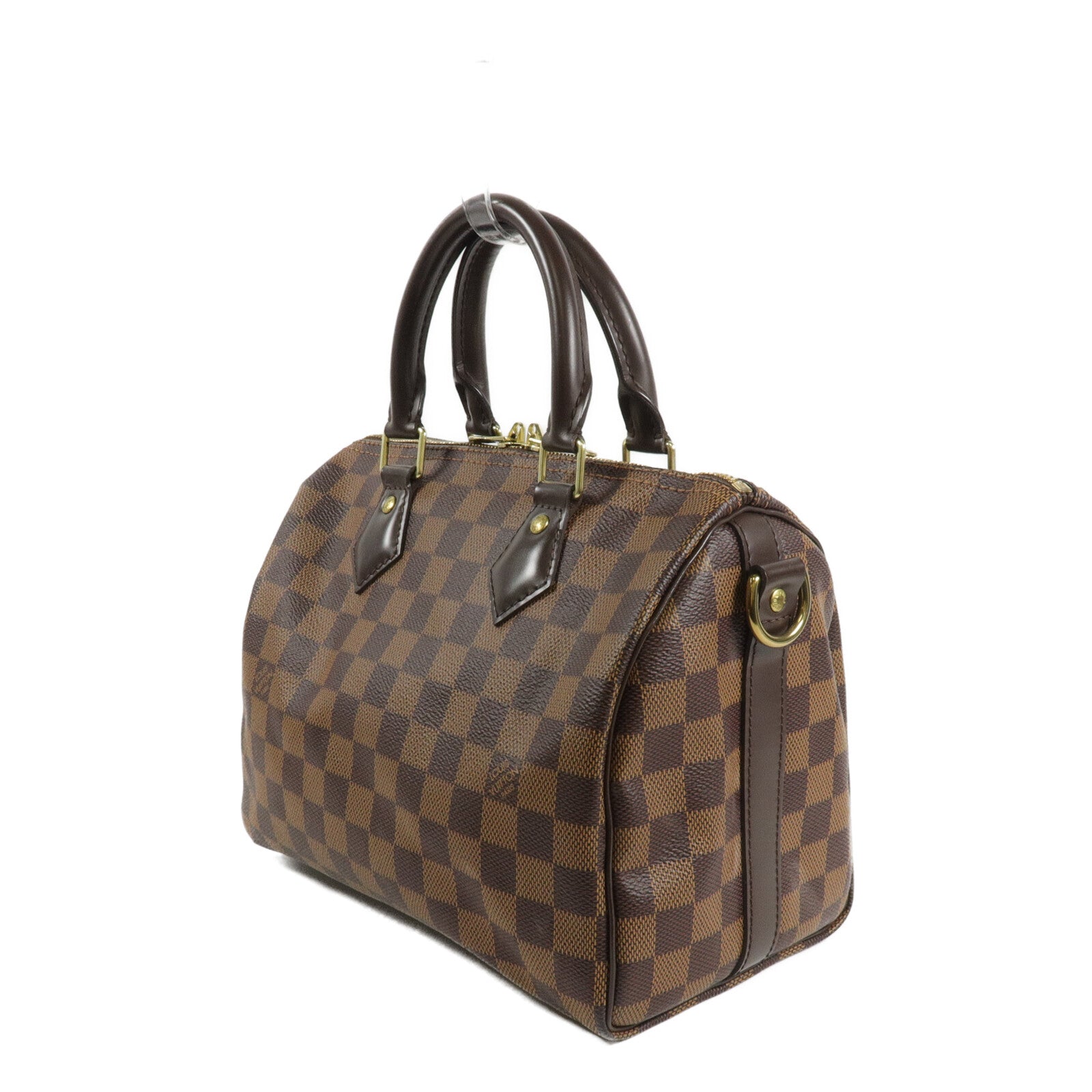 LOUIS VUITTON Damier Speedy Bandouliere 25手挽肩背兩用袋