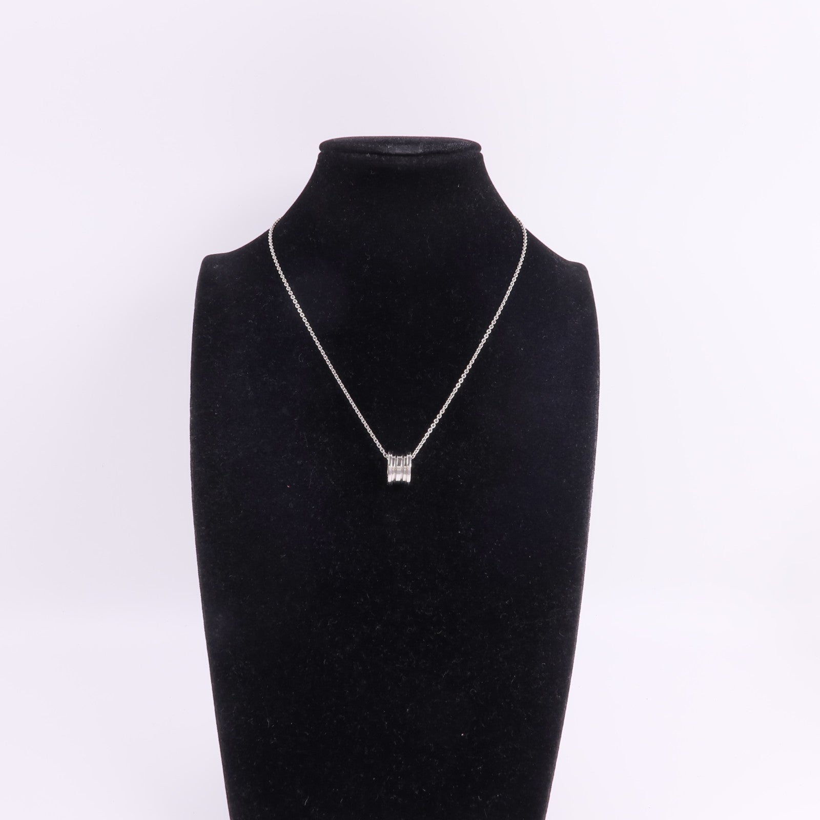 BVLGARI 18K白金B-zero1項鍊