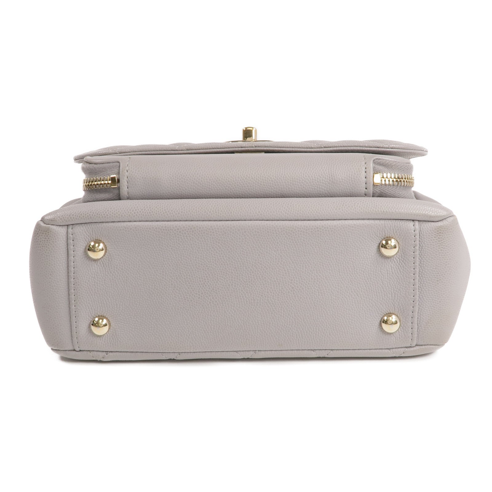 CHANEL 牛皮皮革Business Affinity金扣肩背袋