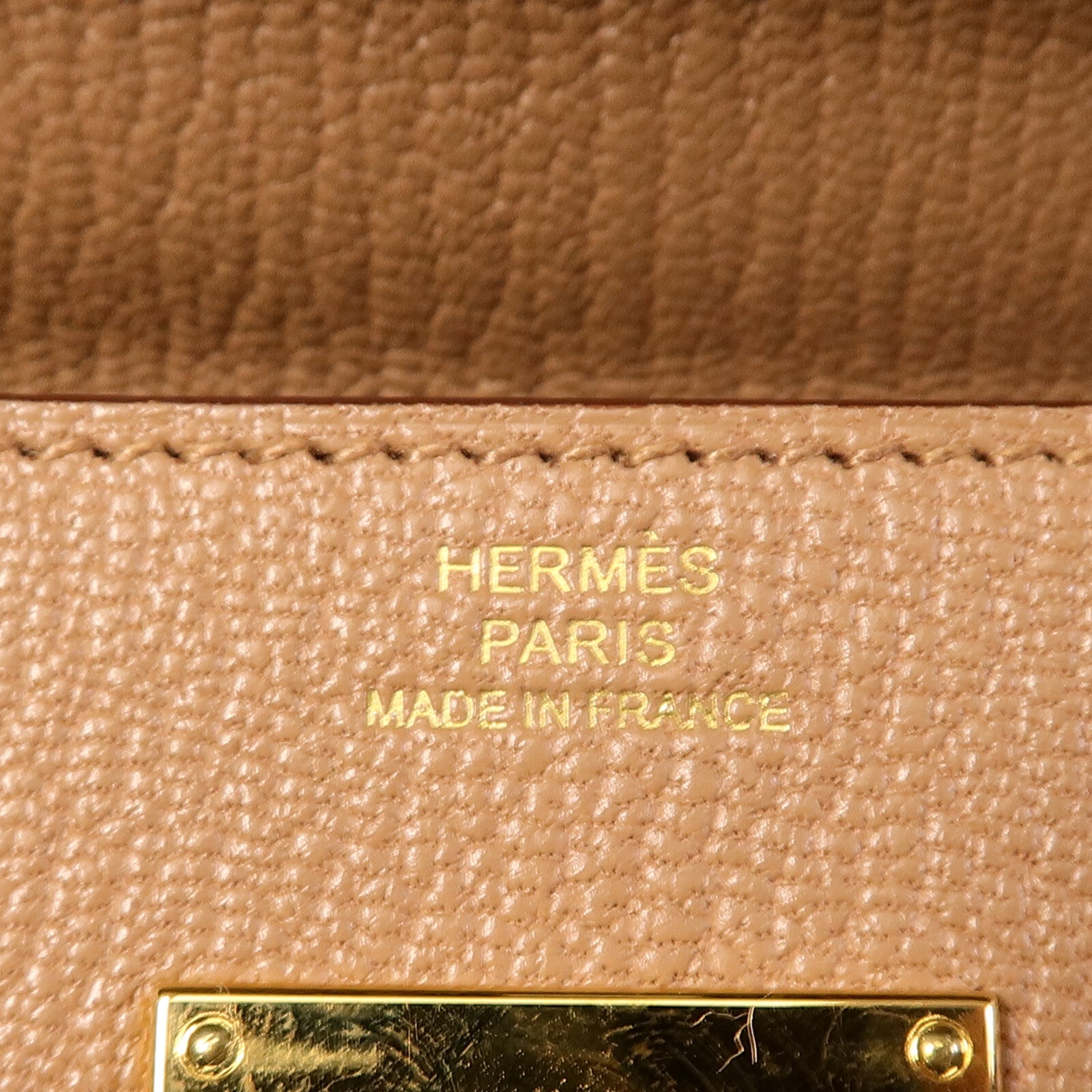 HERMES Chevre皮革Kelly To Go肩背袋Quebracho