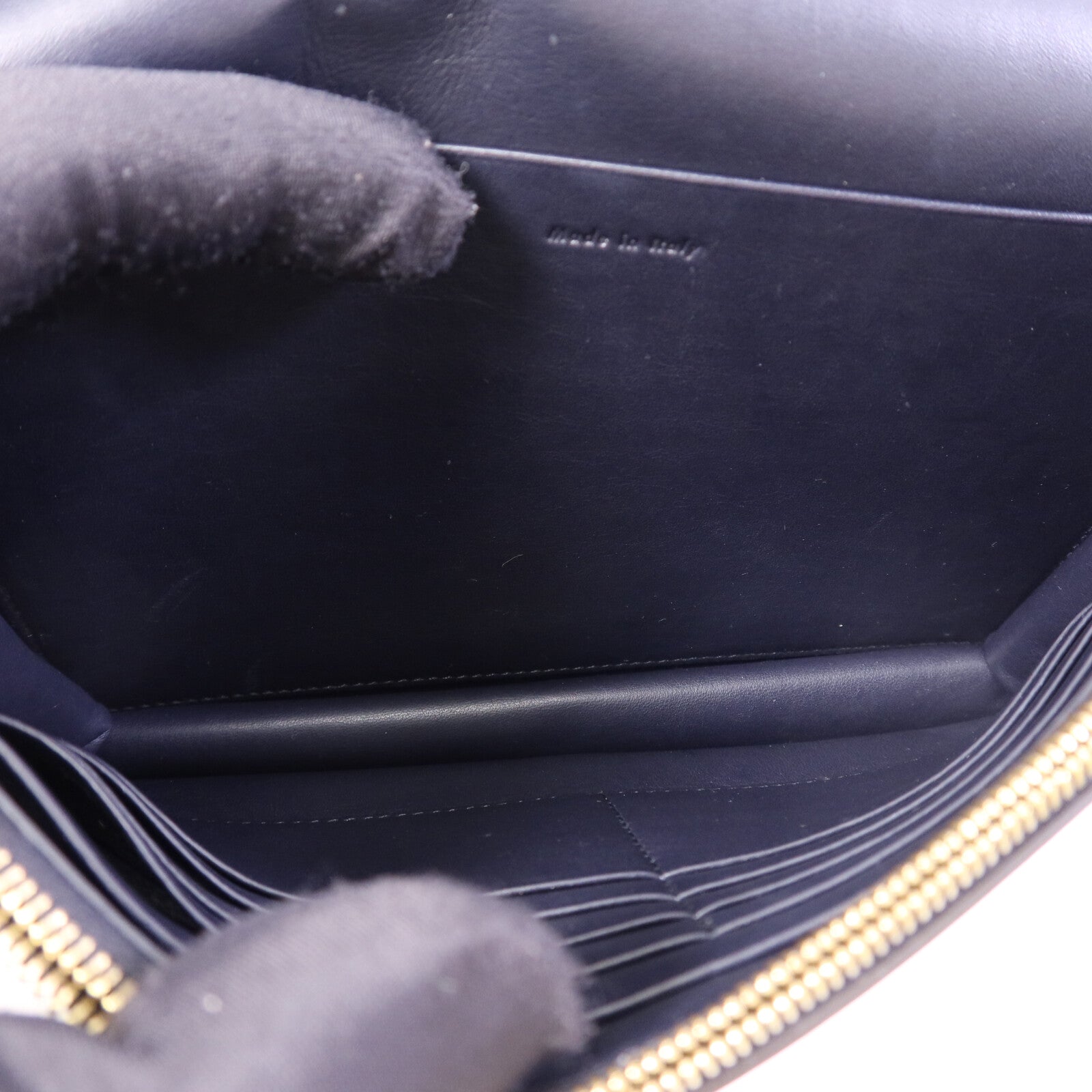 CELINE 牛皮皮革Flame Evening Chain Wallet金扣鏈帶肩背袋