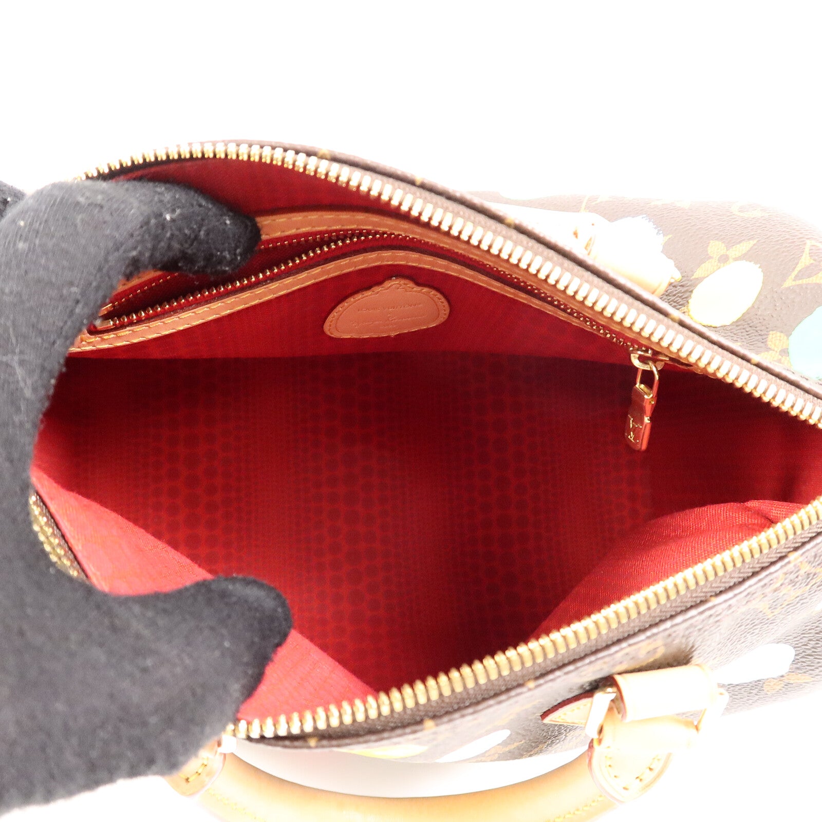 LOUIS VUITTON Monogram LV x YK Speedy Bandouliere 25手挽肩背兩用袋