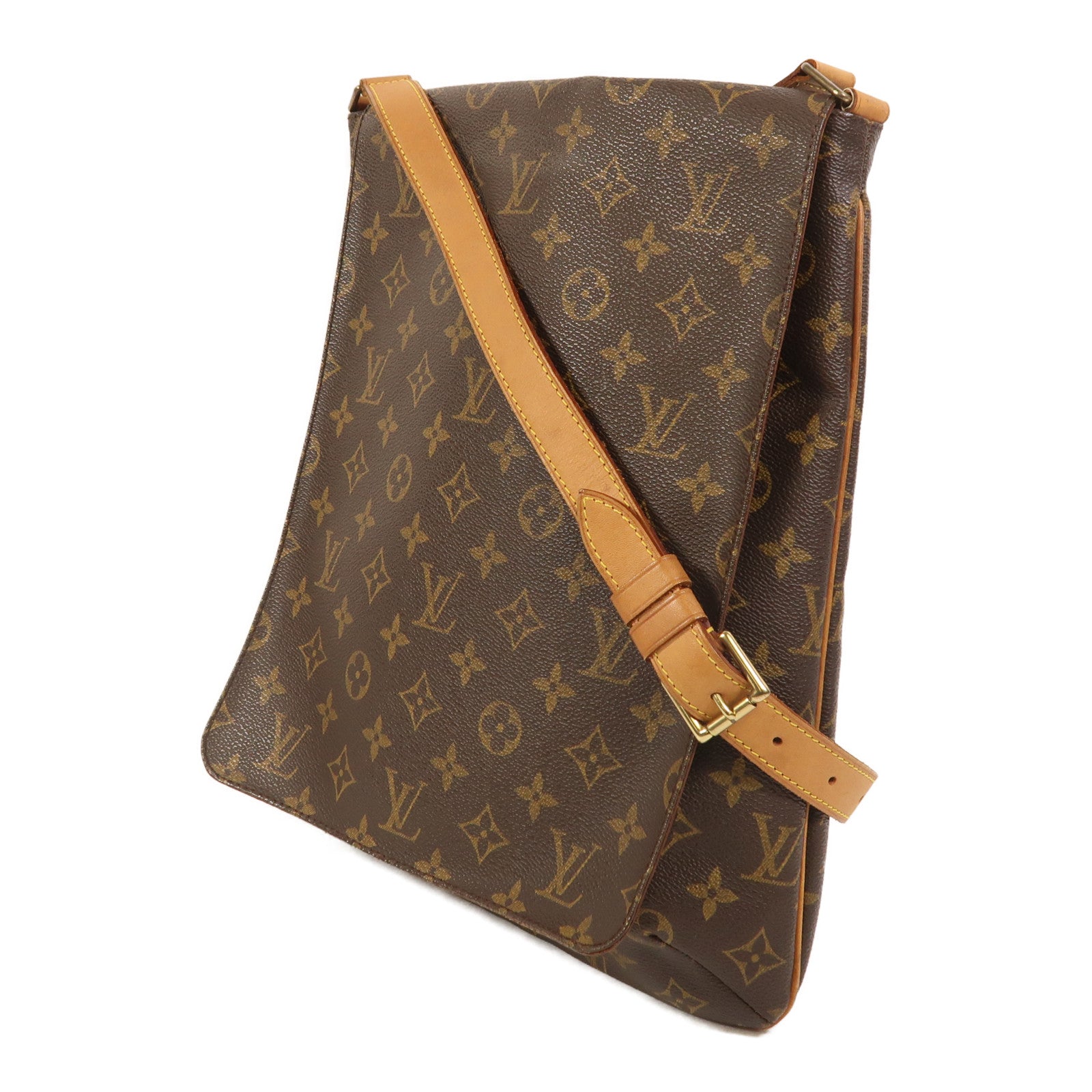 LOUIS VUITTON Monogram Musette金扣肩背袋