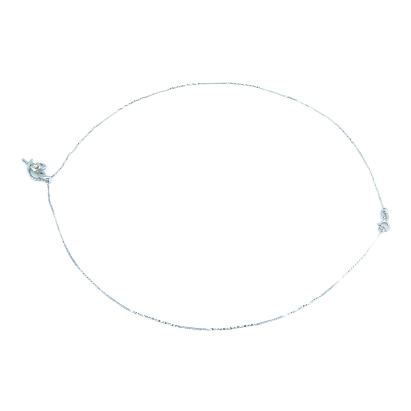 JEWELRY 【激減優惠】18K白金Diamond Necklace 0.06ct鑽石項鍊