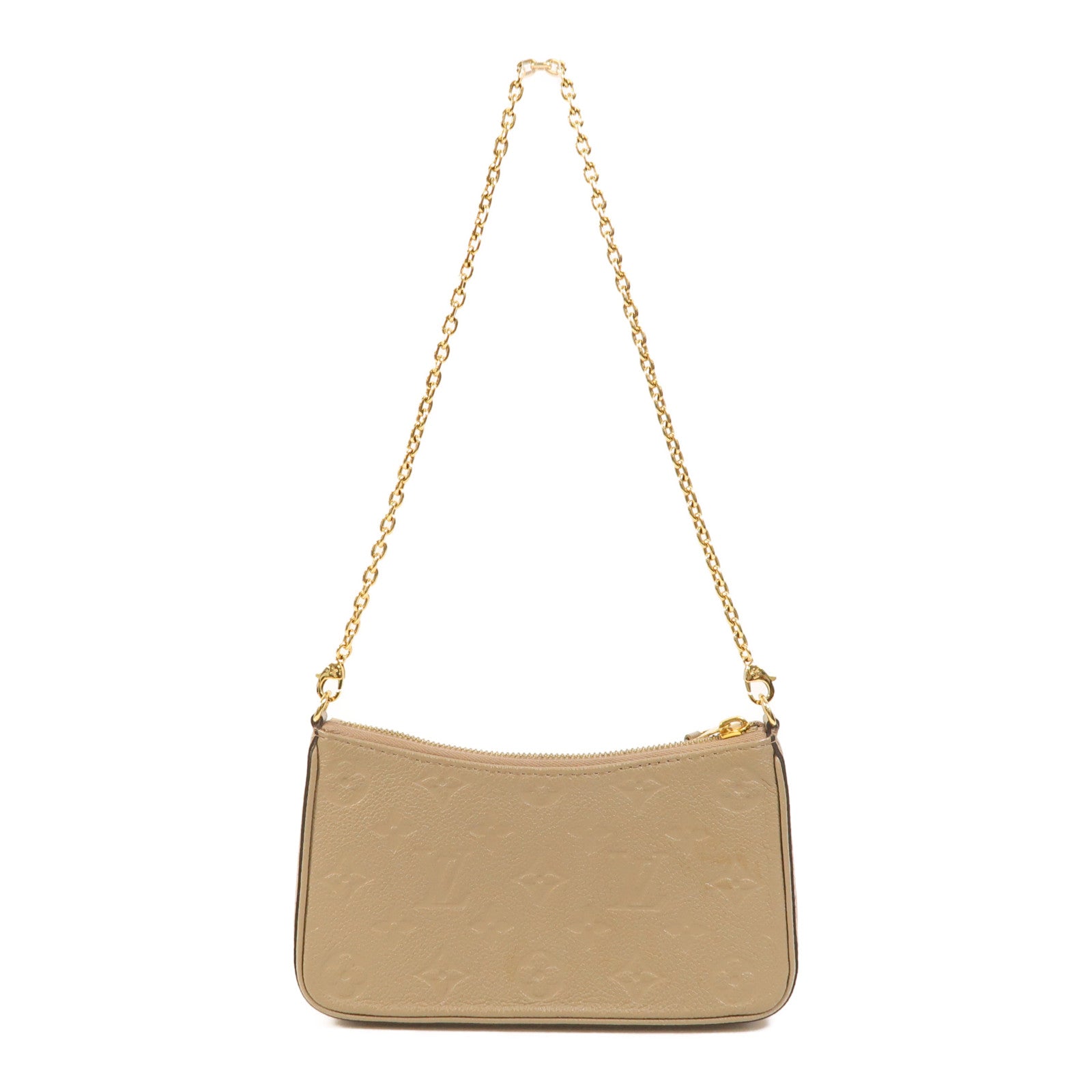 LOUIS VUITTON Monogram Empreinte Easy Pouch On Strap金扣肩背袋