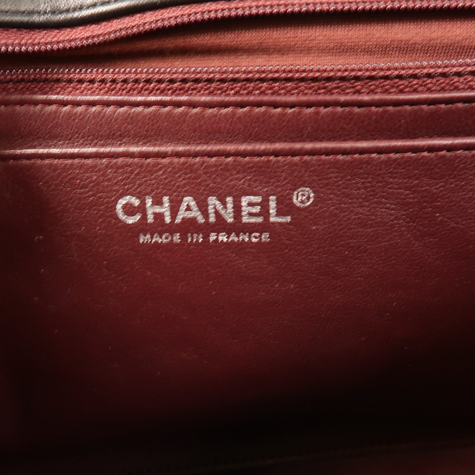CHANEL 羊皮皮革Large Classic鏈帶肩背袋