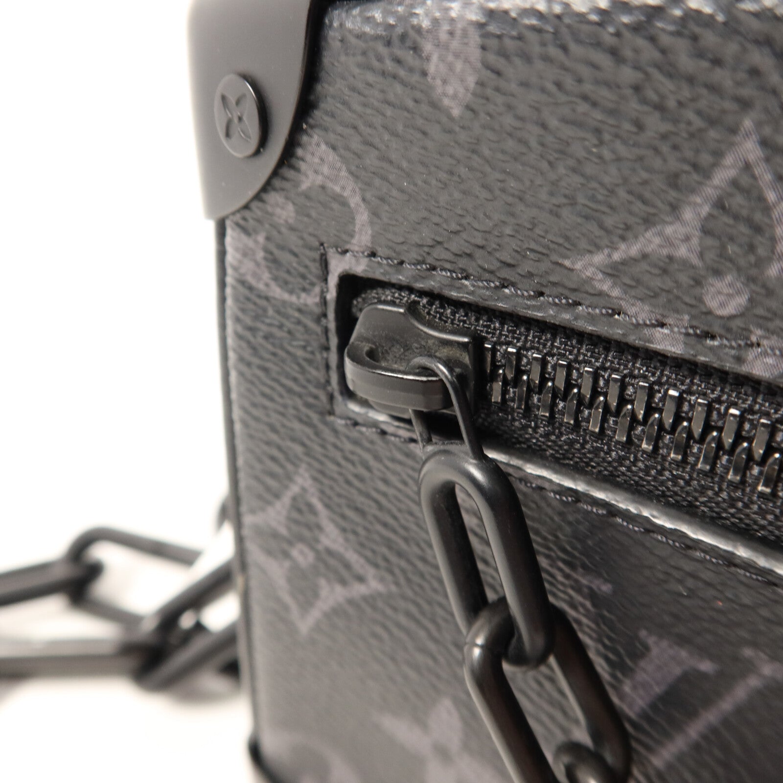 LOUIS VUITTON Monogram Eclipse Mini Soft Trunk肩背袋