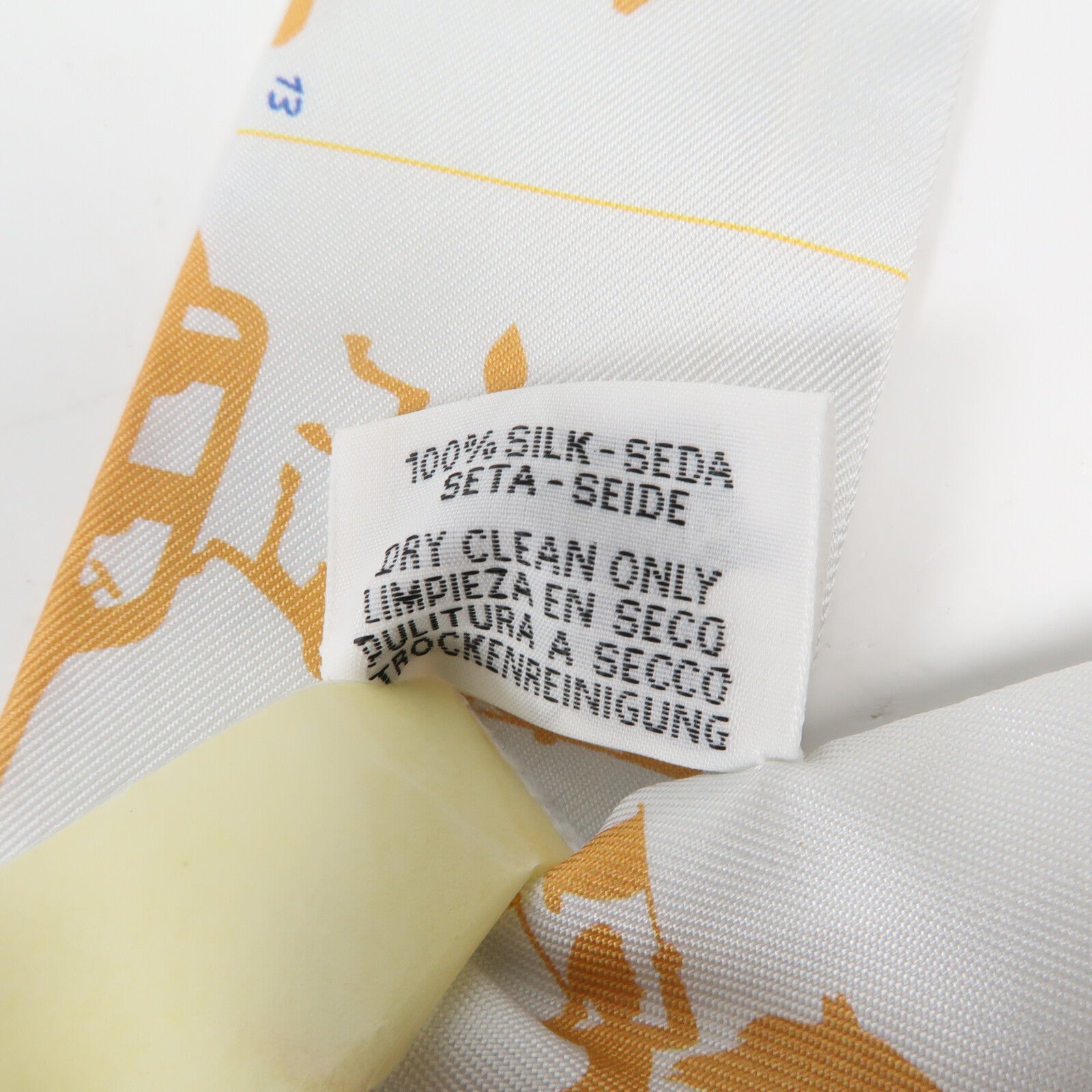 HERMES 絲質Twilly絲巾