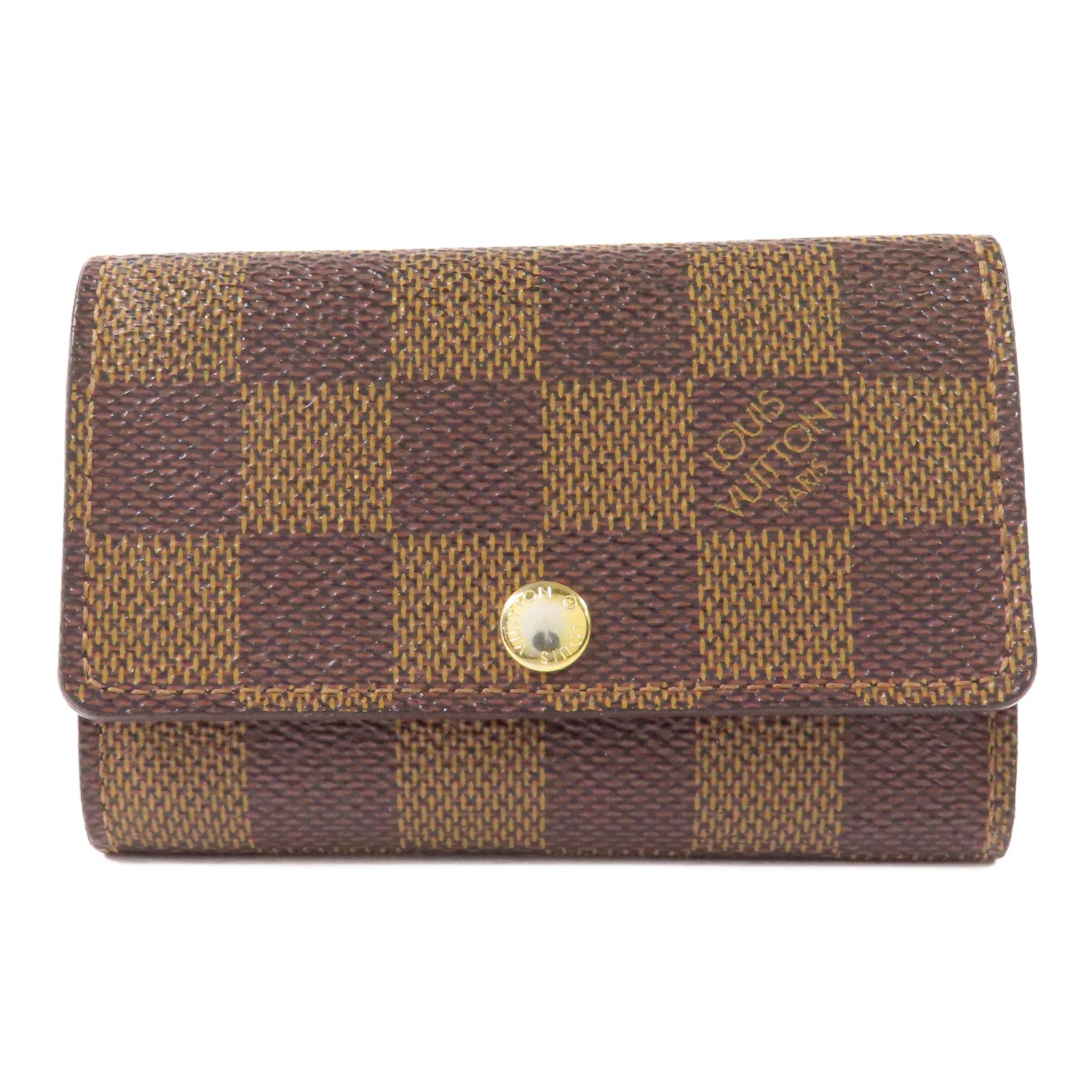 LOUIS VUITTON Damier Key Case金扣鎖匙包