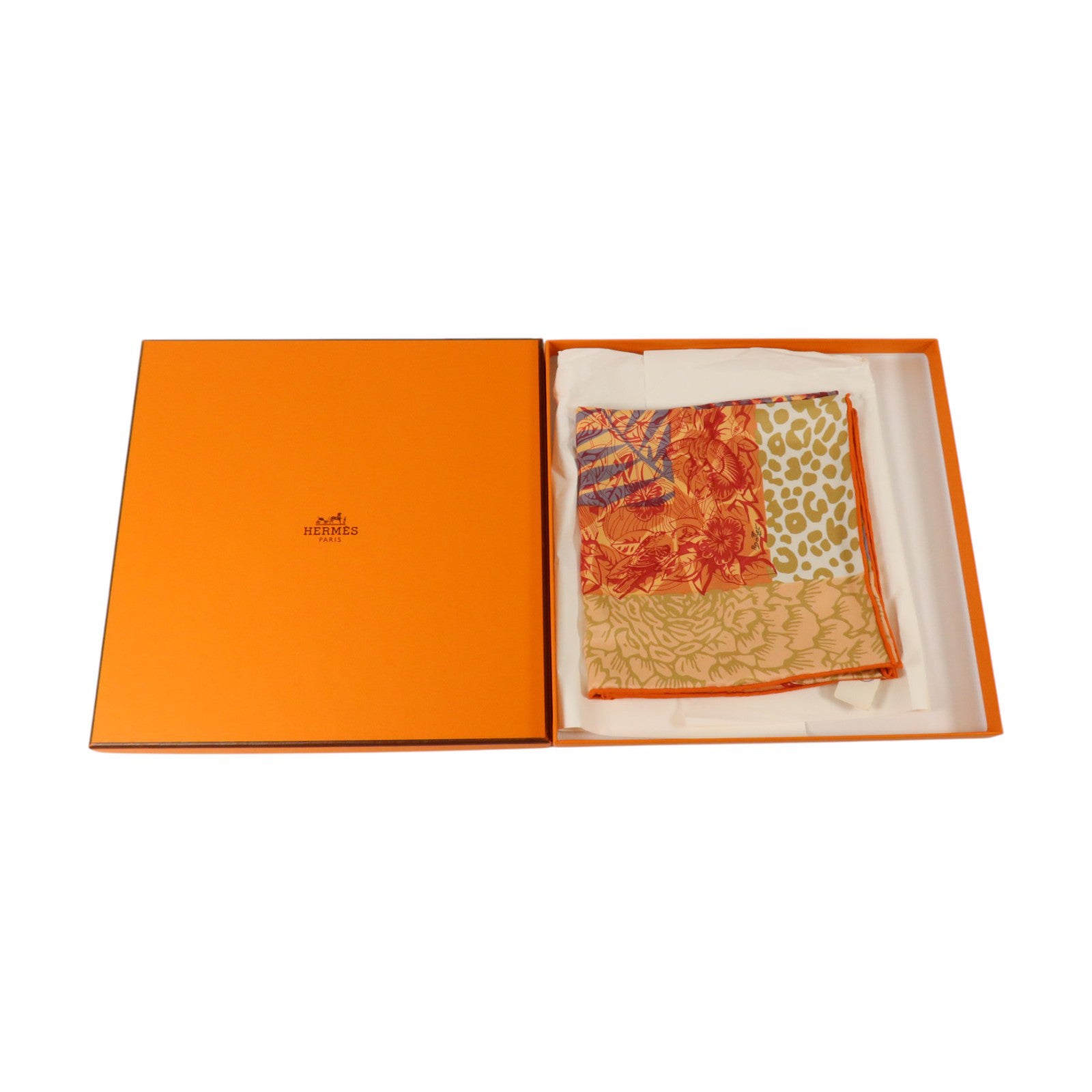 HERMES 絲質Scarf 65x65cm絲巾