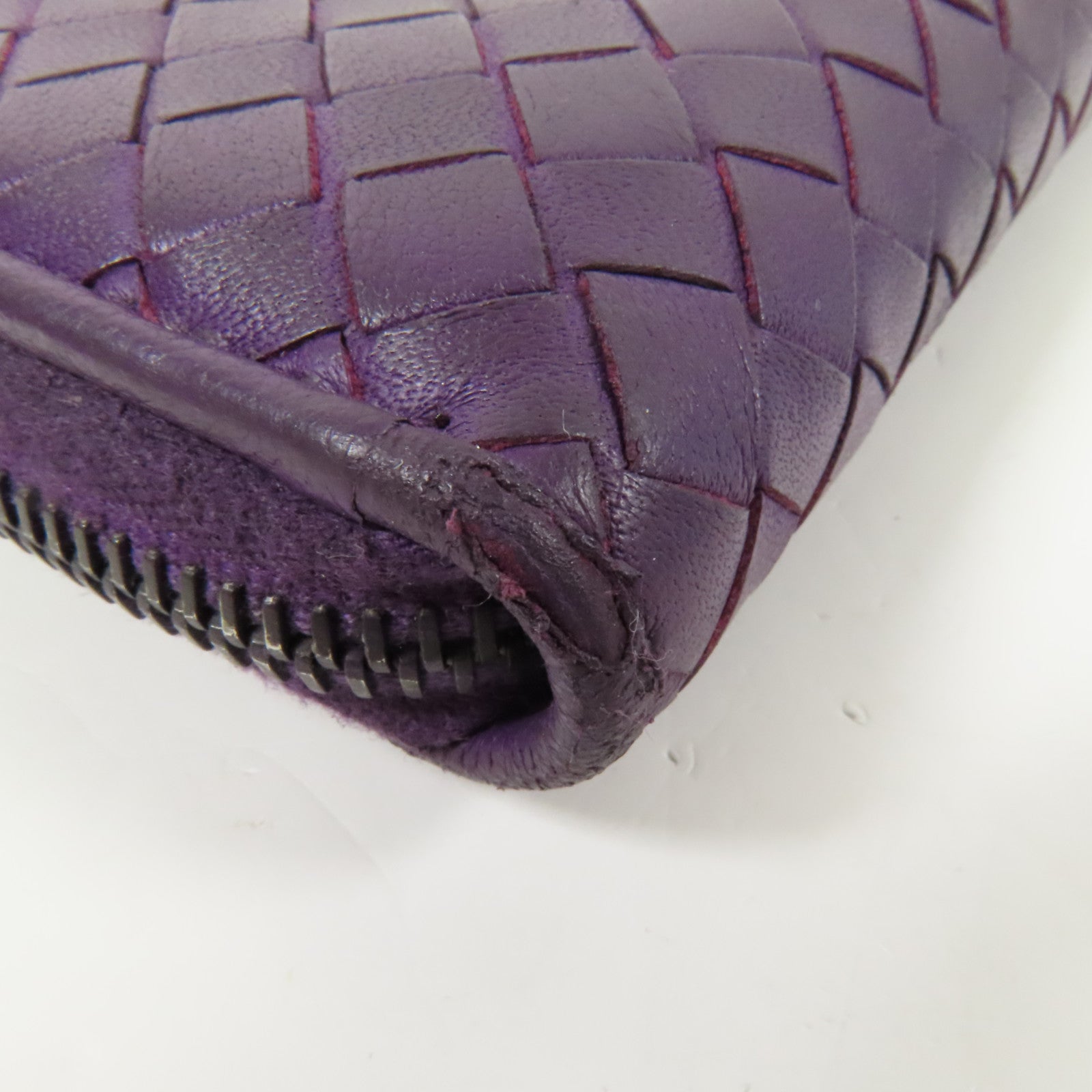 BOTTEGA VENETA 【激減優惠】羊皮皮革Long Wallet長錢包