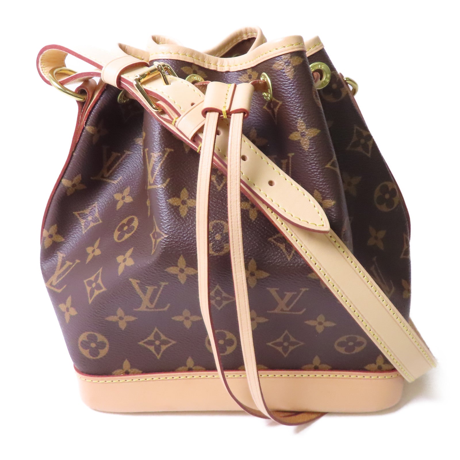 LOUIS VUITTON Monogram Noe BB金扣肩背袋啡色