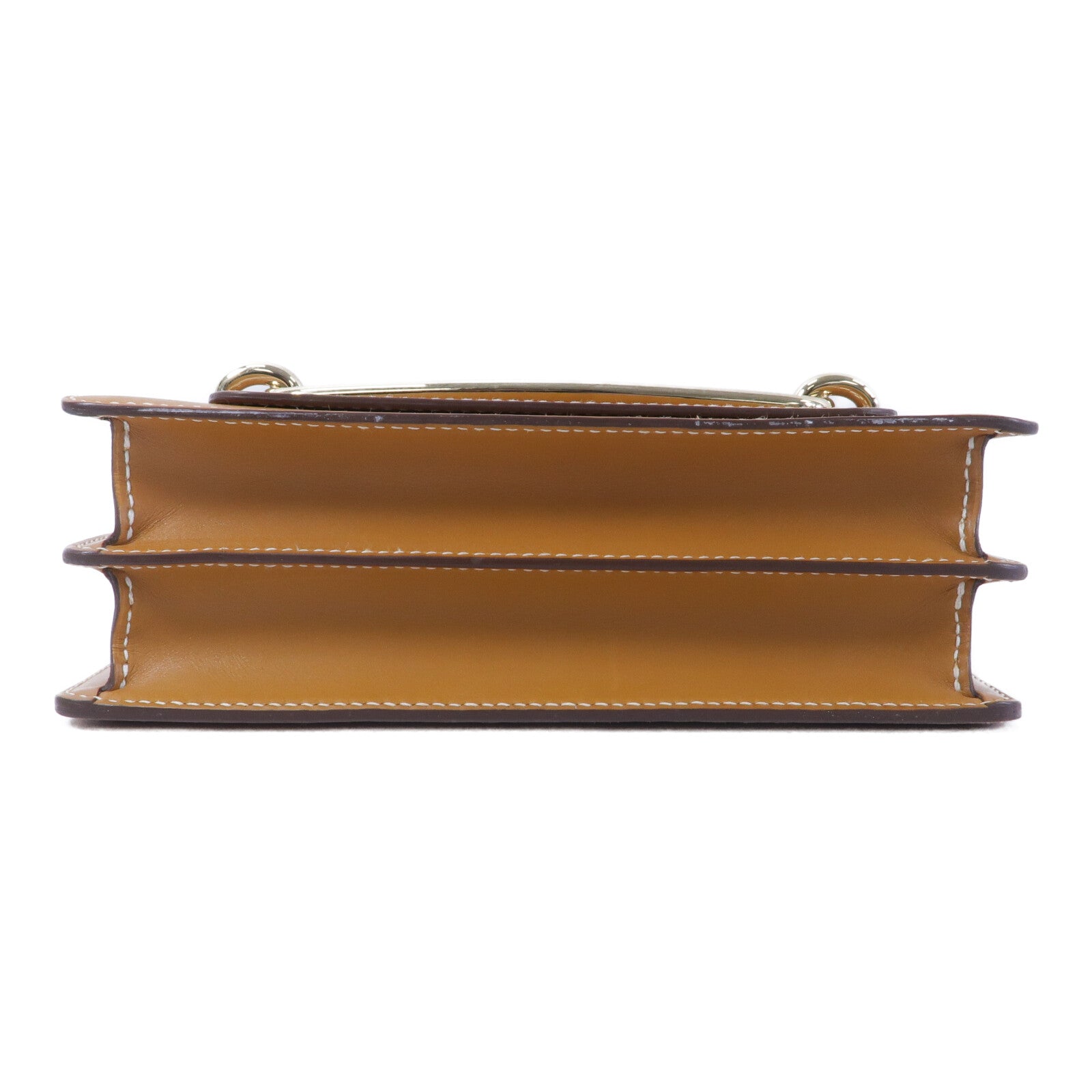 HERMES Barenia皮革Roulis 23肩背袋Naturel
