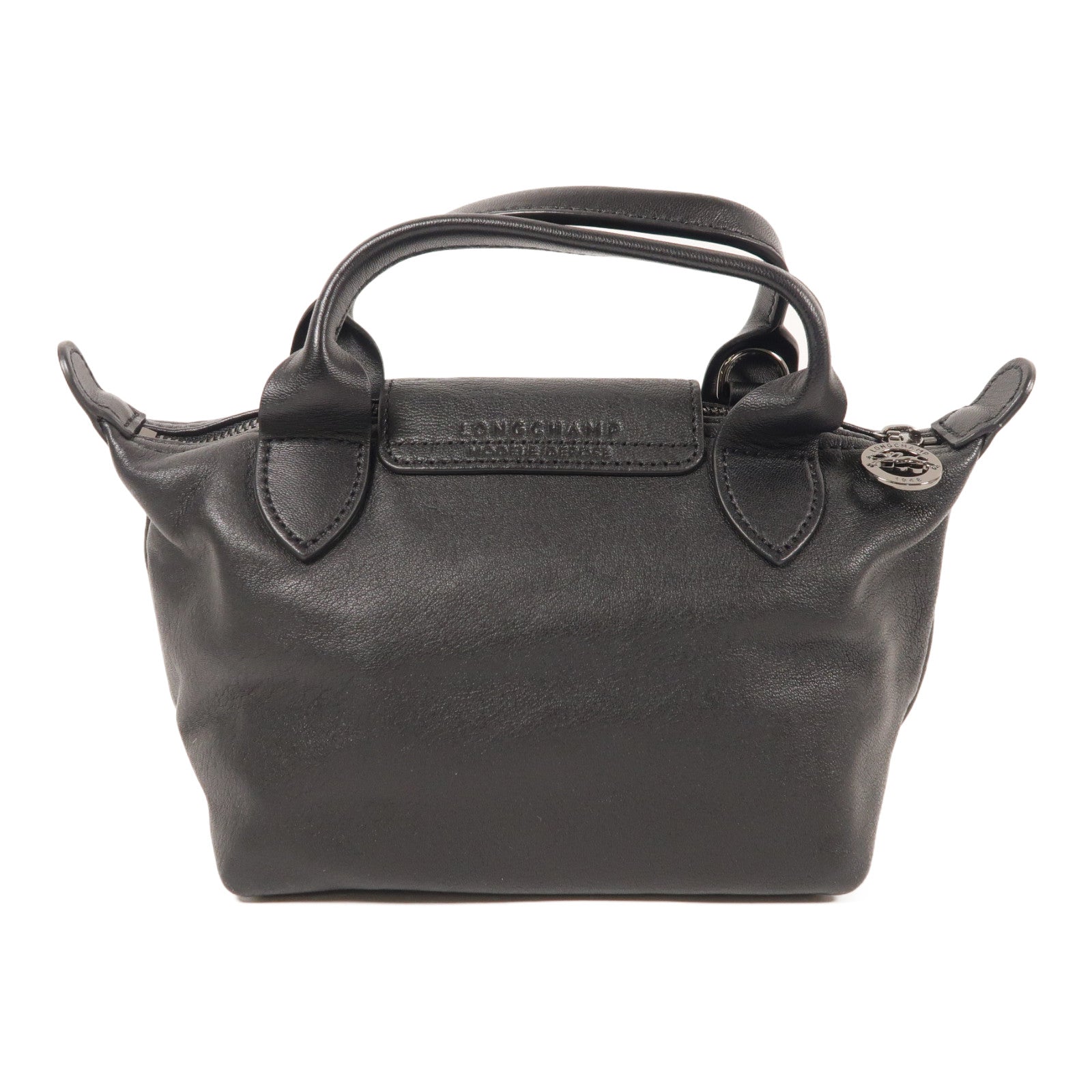 Longchamp 皮革手挽肩背兩用袋