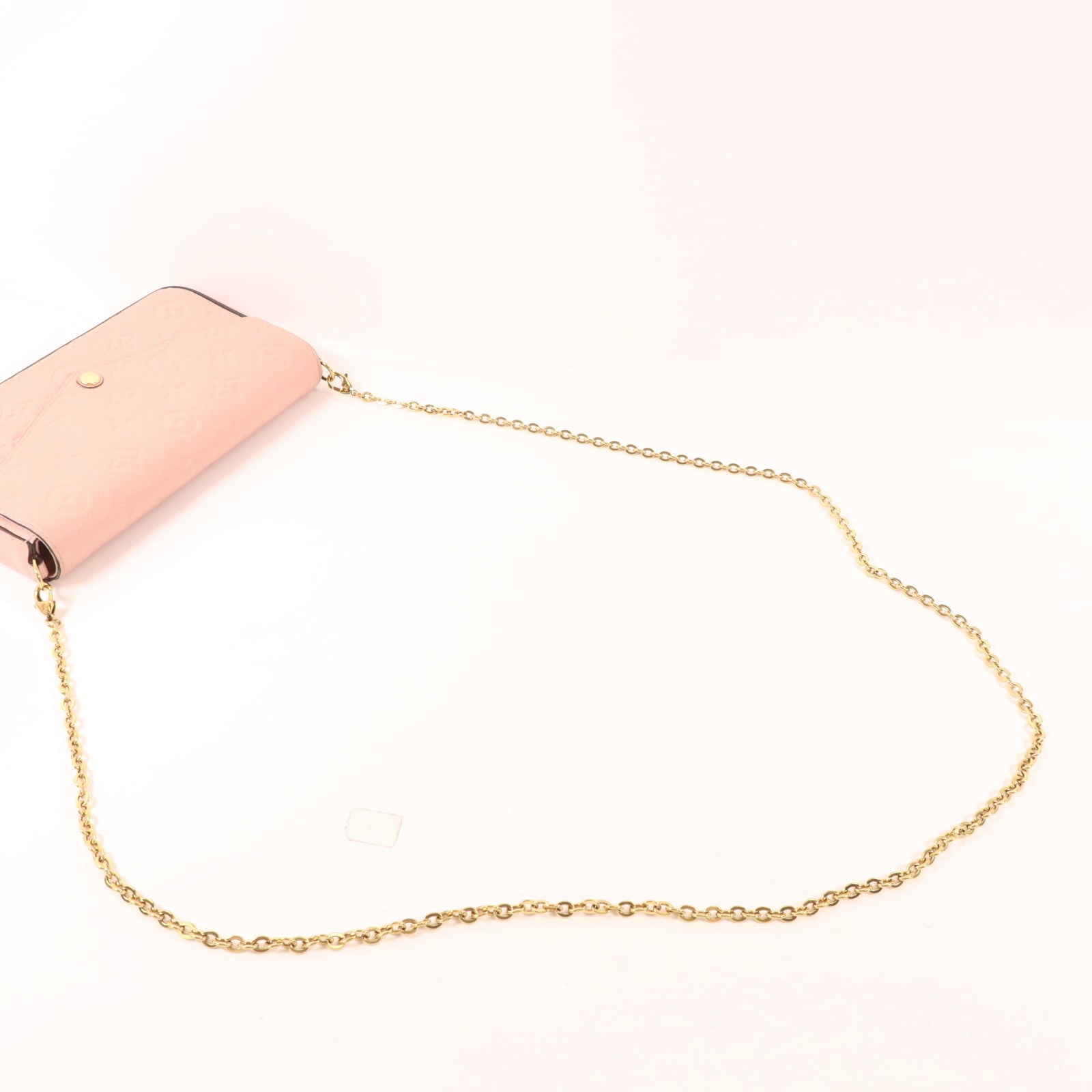 LOUIS VUITTON 【激減優惠】Monogram Empreinte Felicie Pochette金扣鏈帶肩背袋