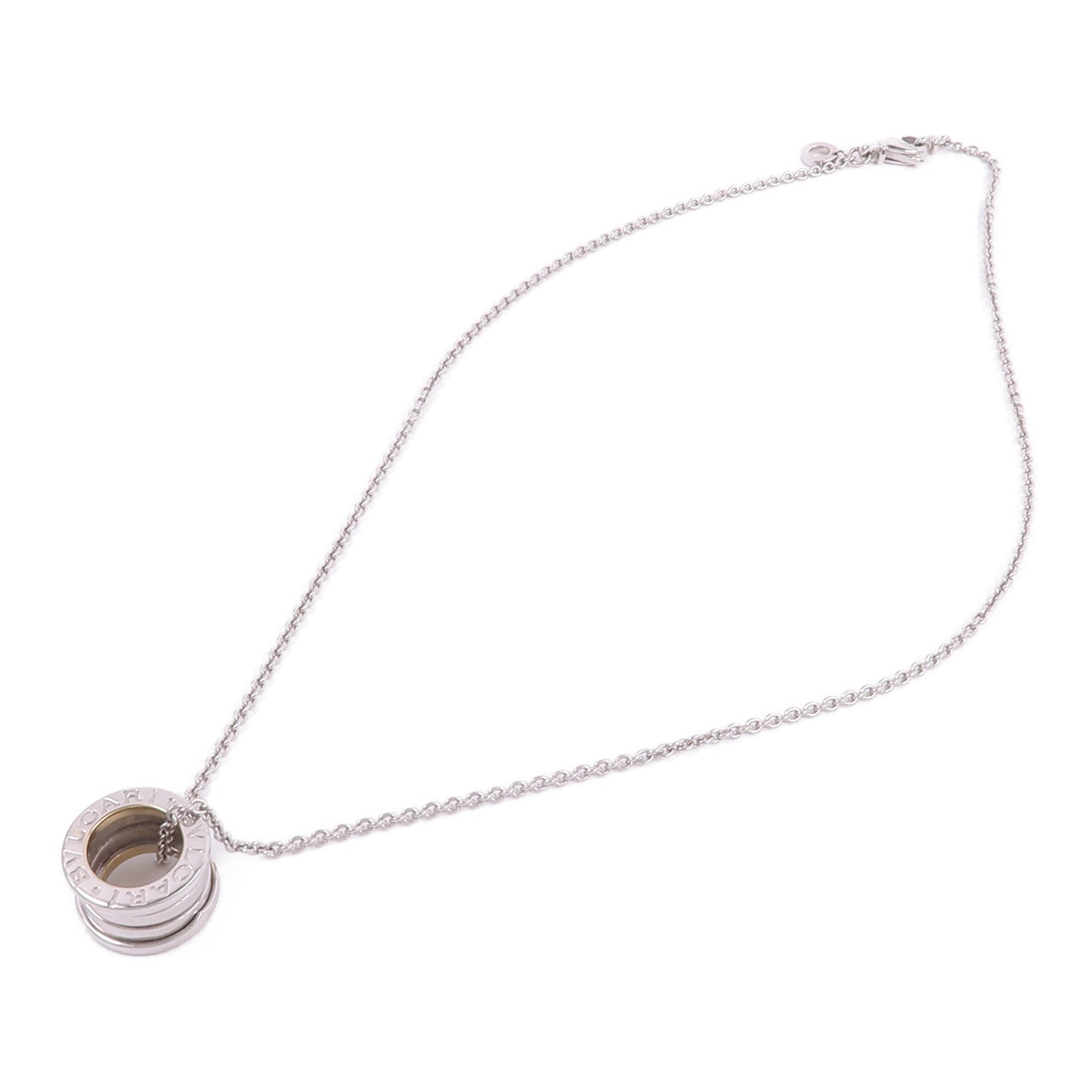BVLGARI 18K白金B-zero1項鍊