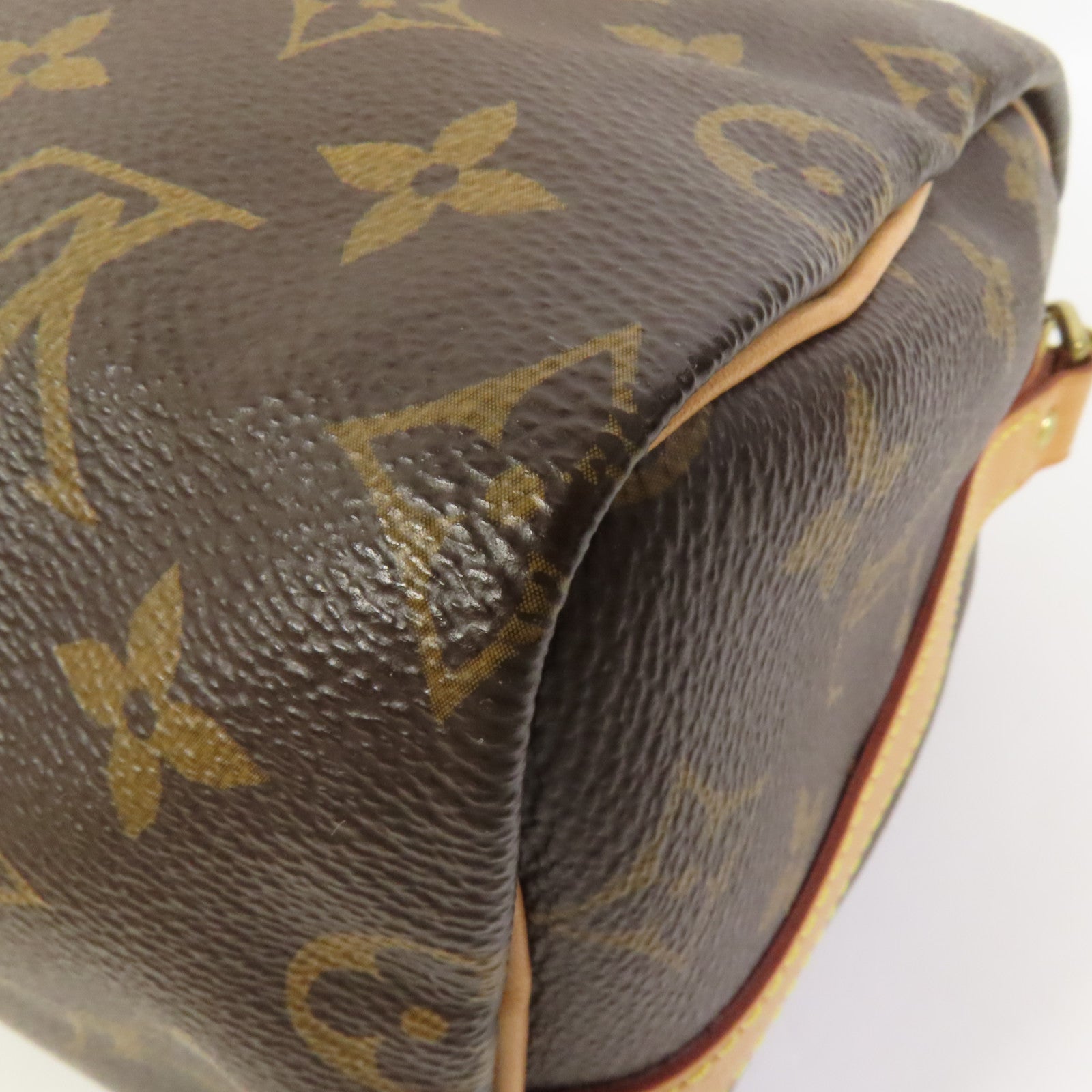 LOUIS VUITTON Monogram Speedy Bandouliere 25金扣手挽肩背兩用袋