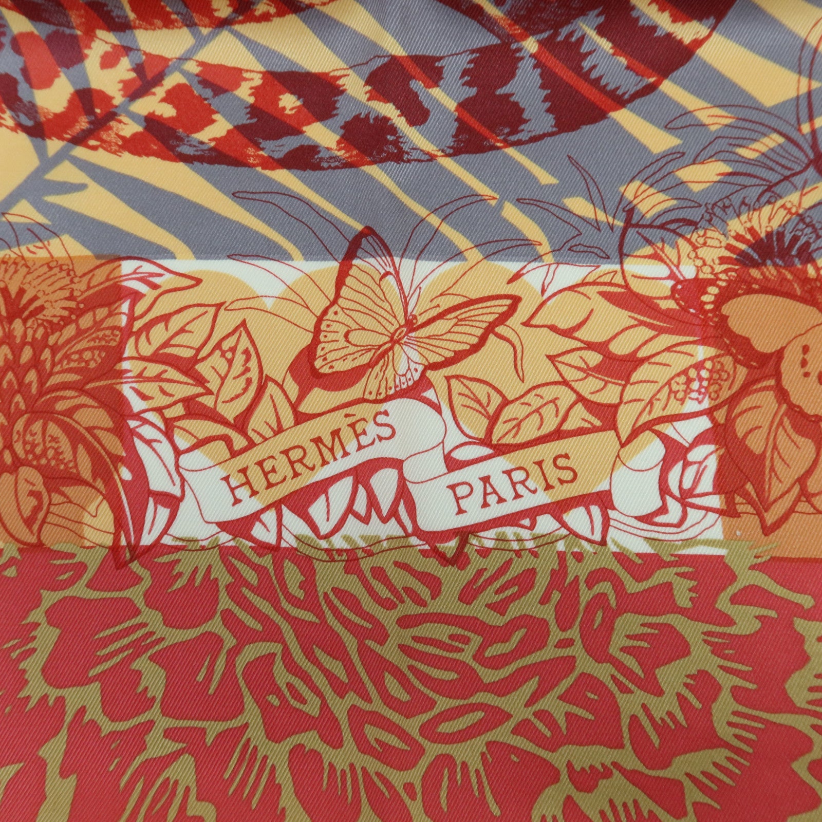 HERMES 絲質Scarf 65x65cm絲巾