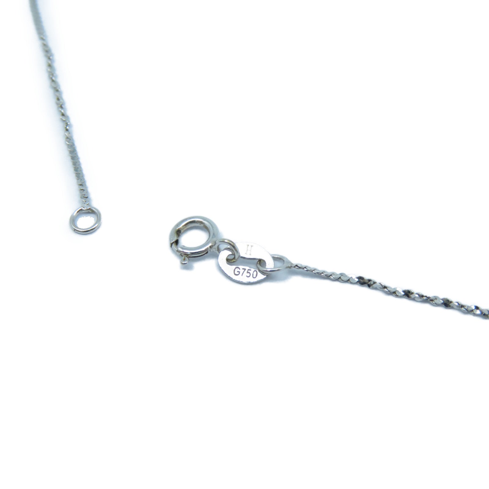 JEWELRY 【激減優惠】18K白金Diamond Necklace 0.06ct鑽石項鍊