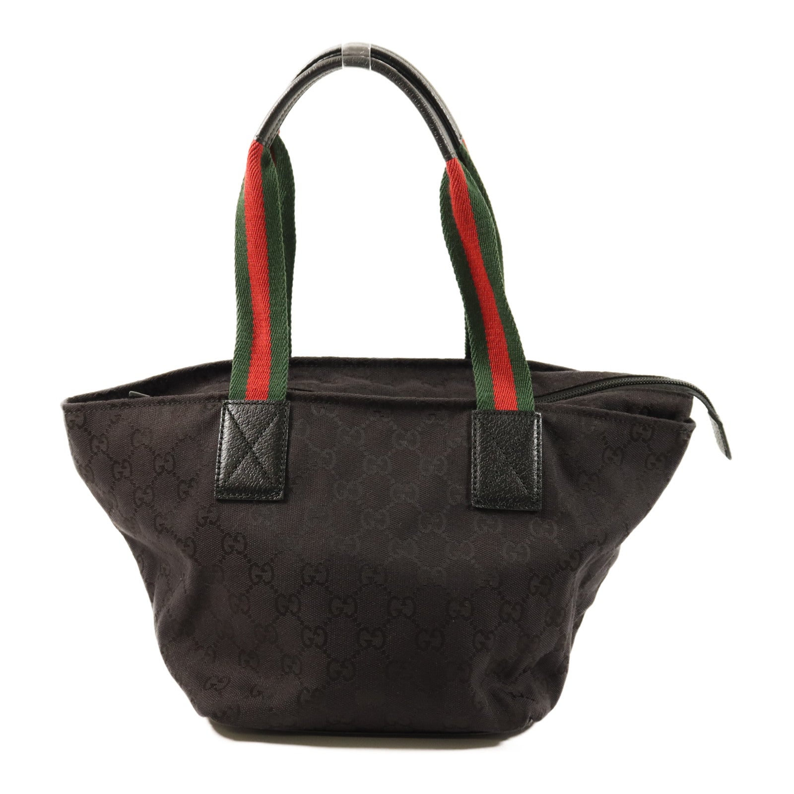 GUCCI 帆布Tote Bag銀扣手挽袋