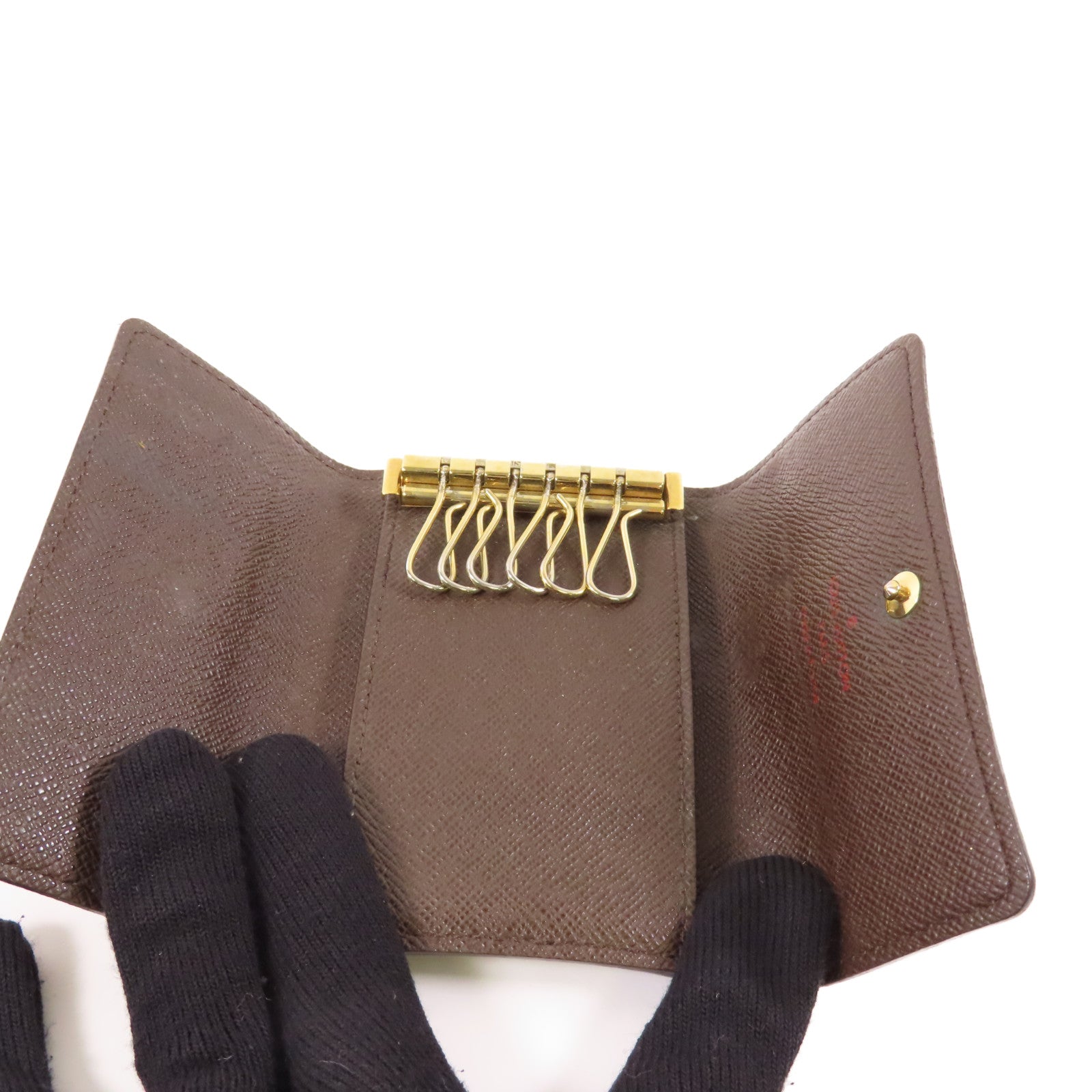 LOUIS VUITTON Damier Key Case金扣鎖匙包