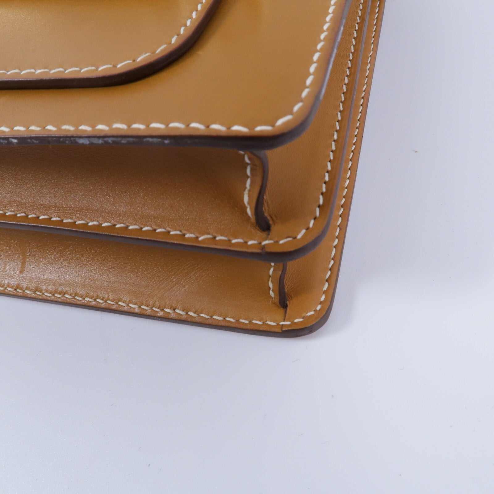 HERMES Barenia皮革Roulis 23肩背袋Naturel