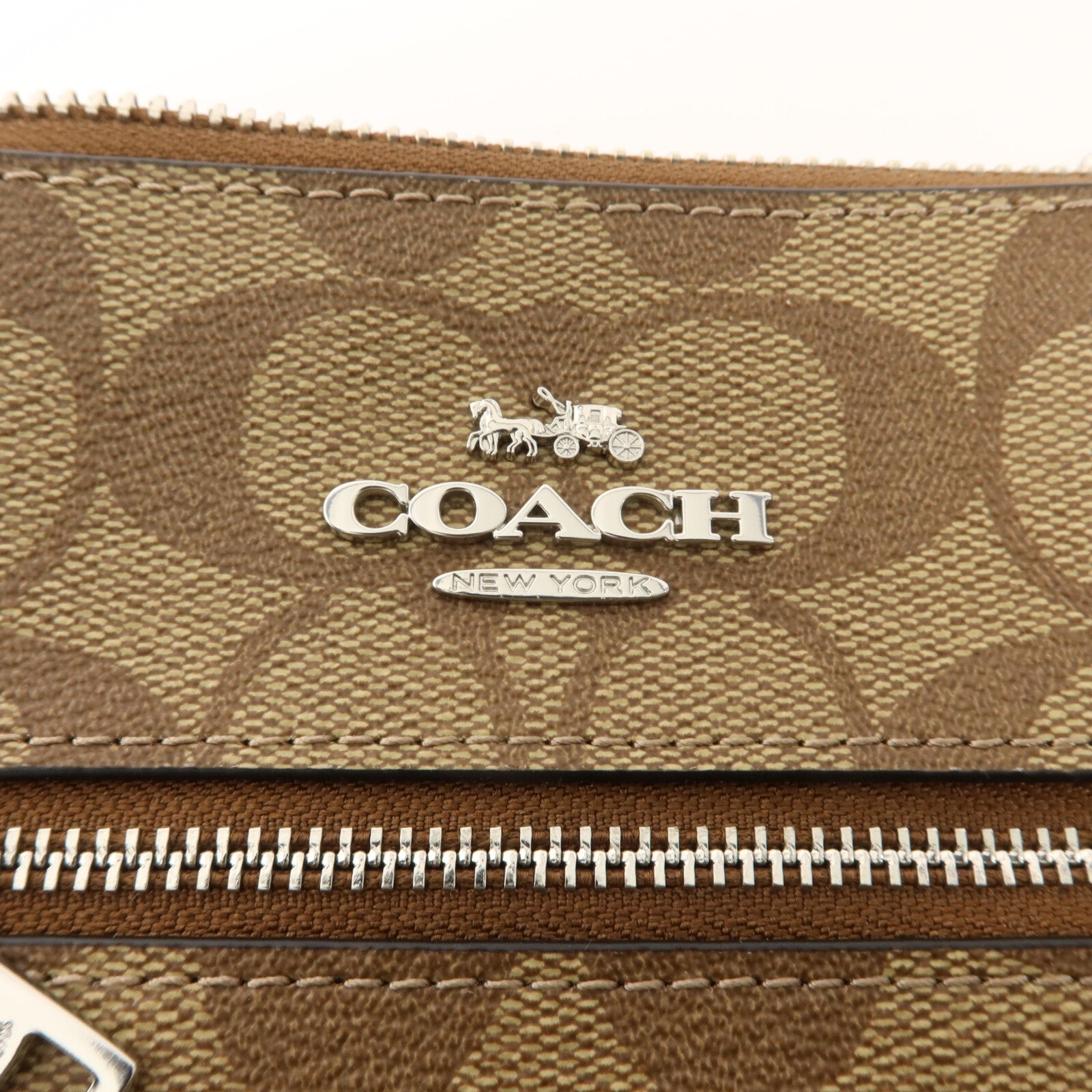 COACH 塗層帆布Shoulder Bag肩背袋