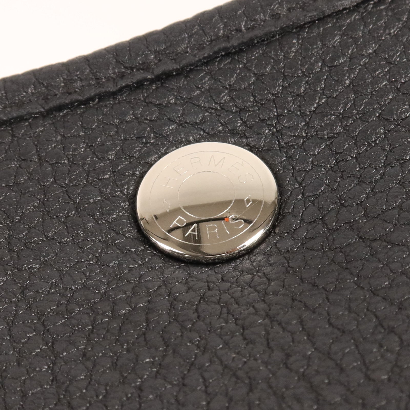 HERMES Negonda皮革GardenParty PM銀扣手挽袋