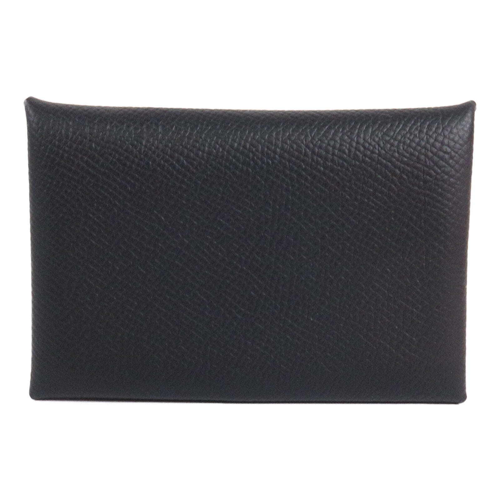 HERMES Epsom皮革Calvi Card Holder卡片套Noir