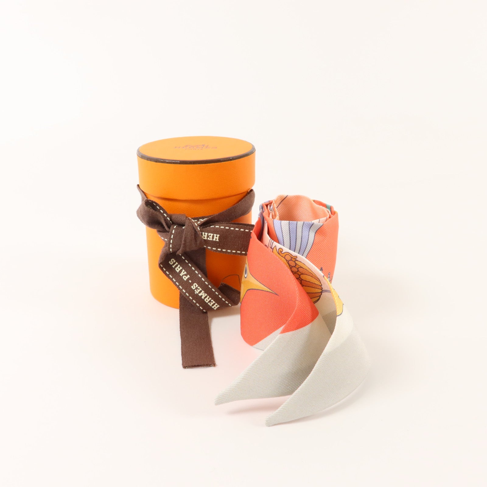 HERMES 絲質Twilly絲巾