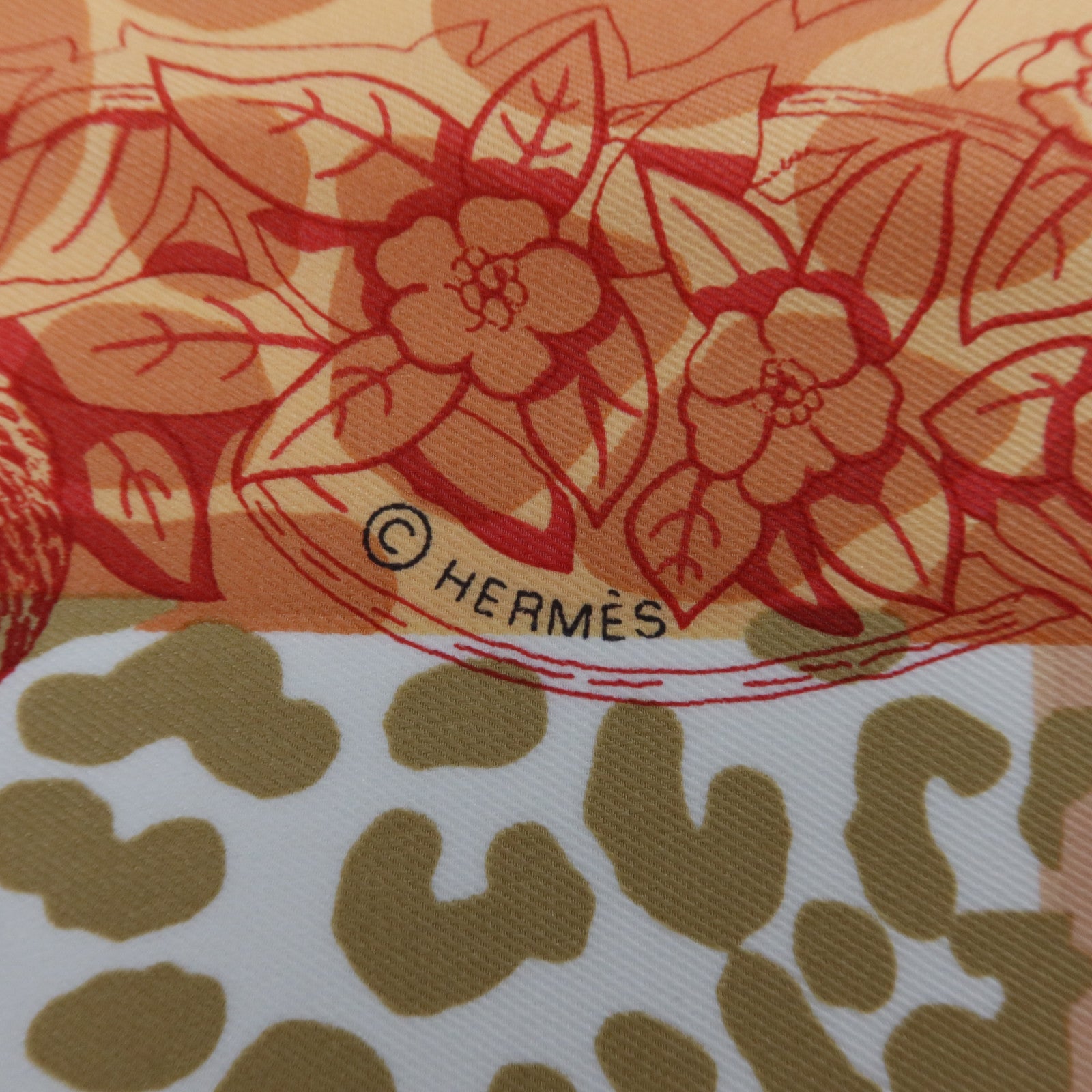 HERMES 絲質Scarf 65x65cm絲巾