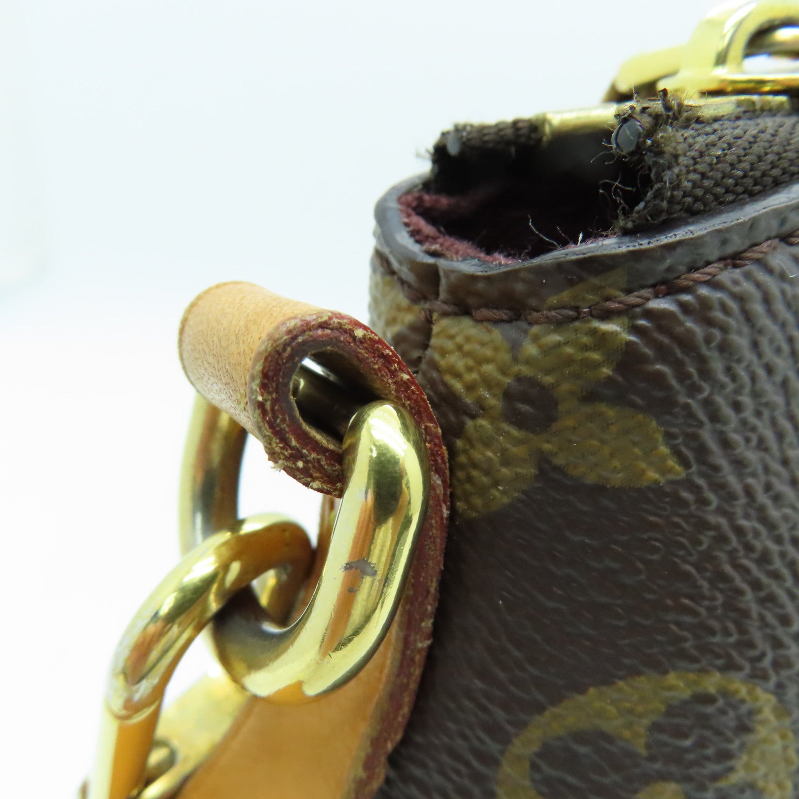 LOUIS VUITTON Monogram Turenne MM Shoulder Bag金扣手挽肩背两用袋啡色