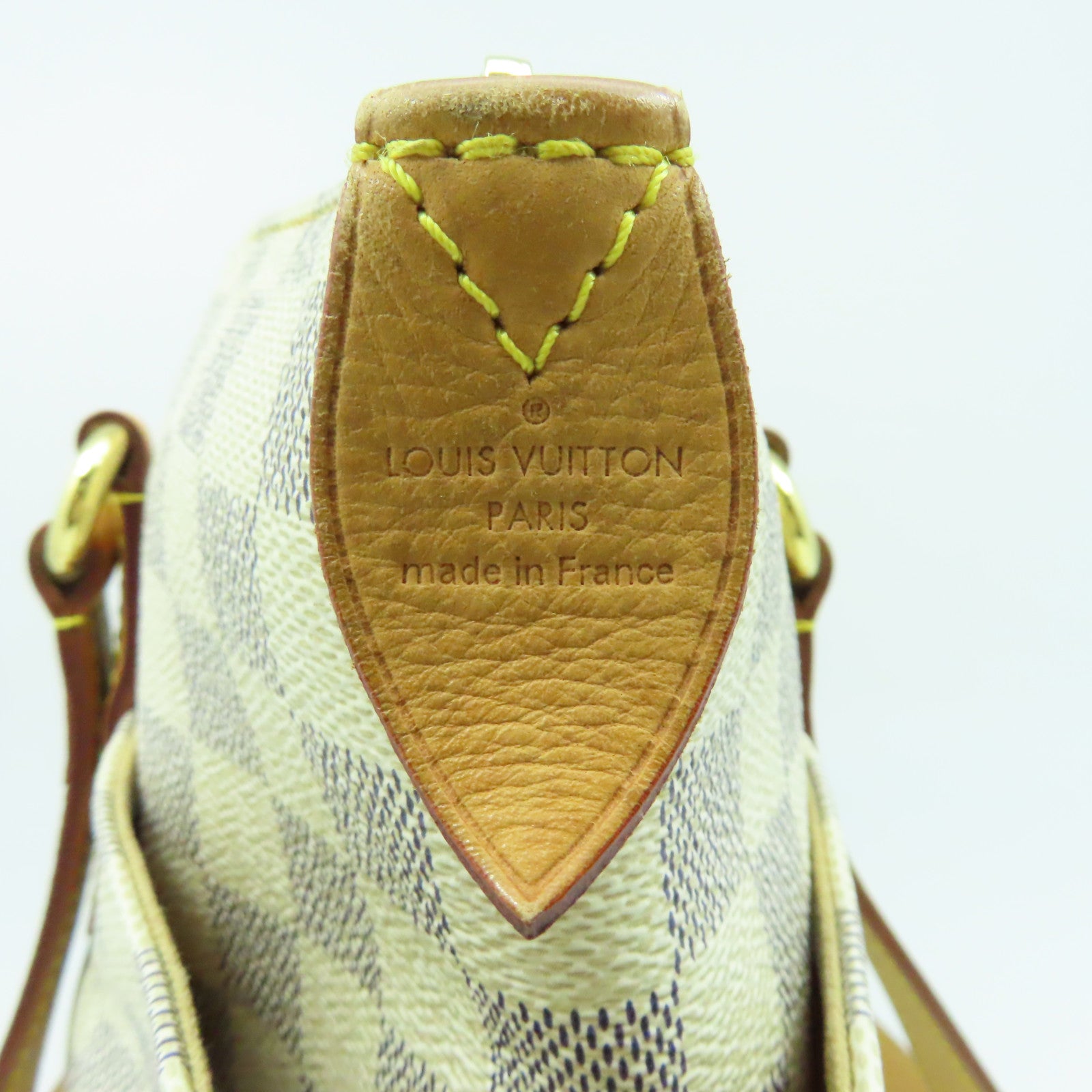 LOUIS VUITTON 【激減優惠】Damier Totally PM金扣手挽肩背兩用袋白色