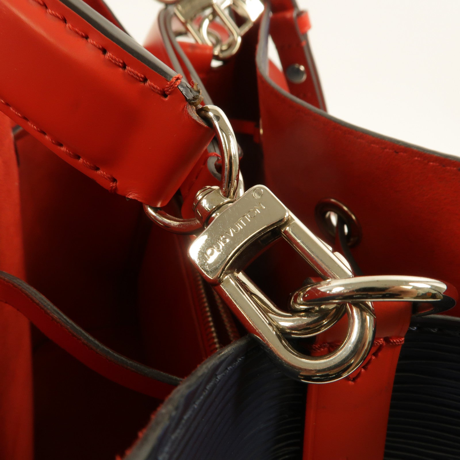 LOUIS VUITTON Epi NeoNoe MM銀扣手挽肩背兩用袋