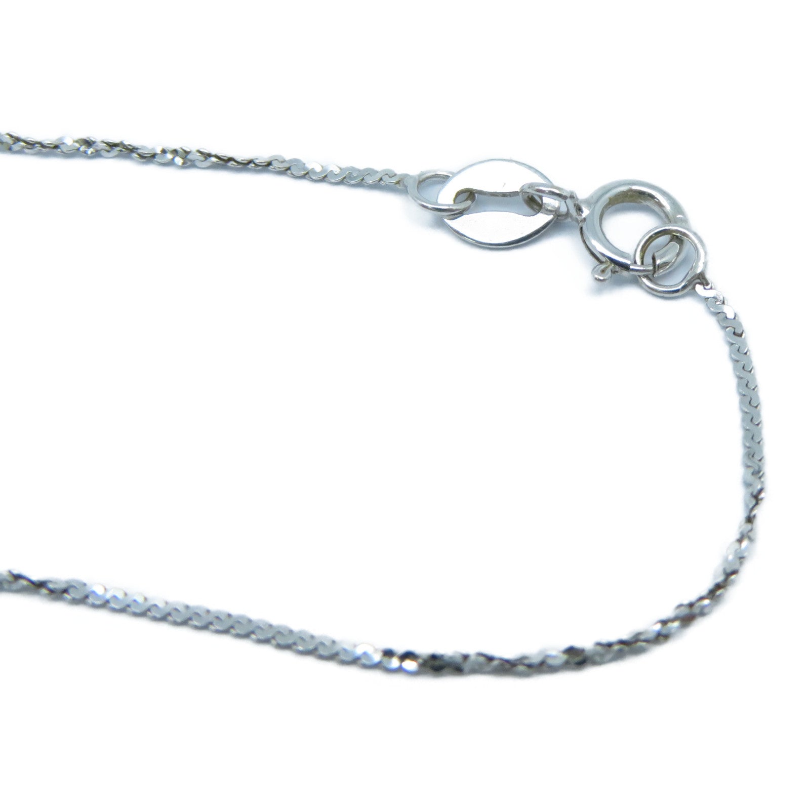 JEWELRY 【激減優惠】18K白金Diamond Necklace 0.06ct鑽石項鍊