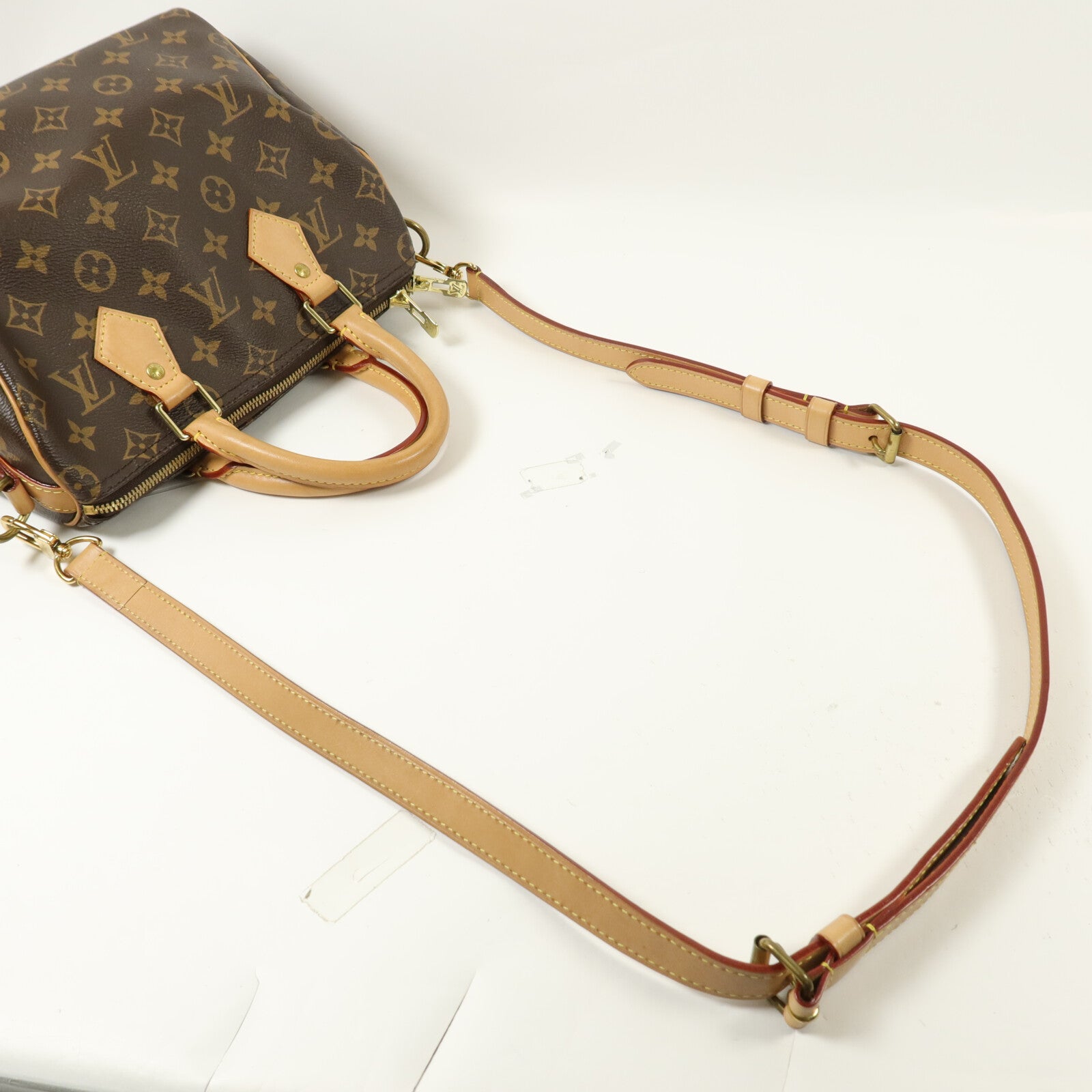 LOUIS VUITTON Monogram Speedy Bandouliere 25手挽肩背兩用袋