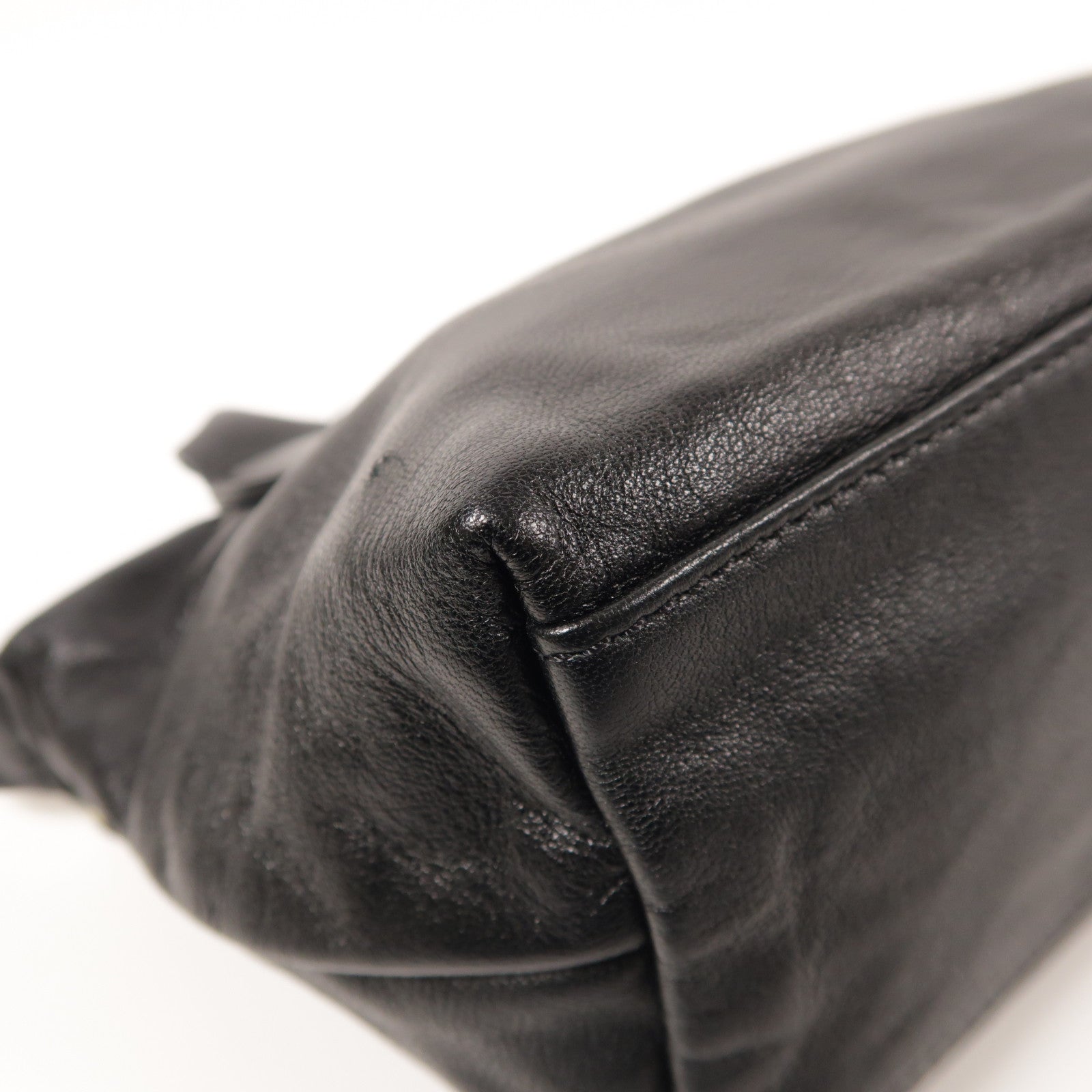 Longchamp 皮革手挽肩背兩用袋