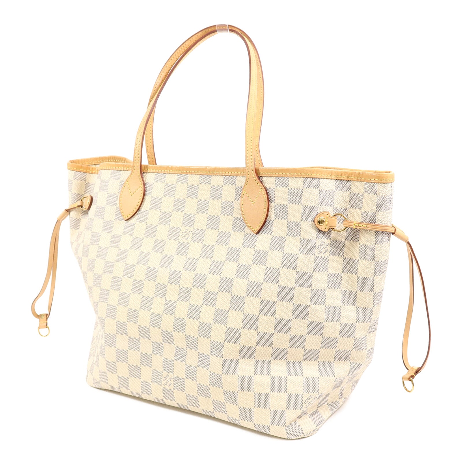 LOUIS VUITTON Damier Neverfull MM手挽袋