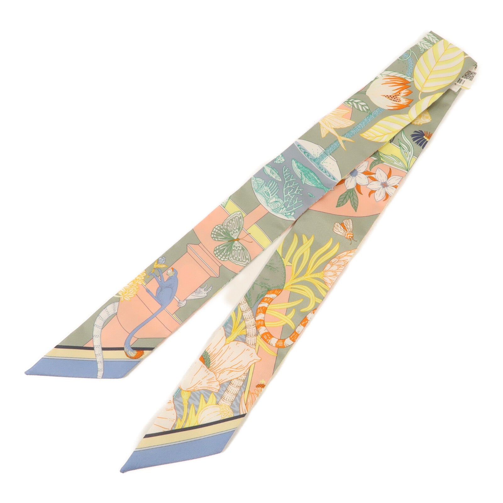 HERMES 【激減優惠】絲質Twilly絲巾