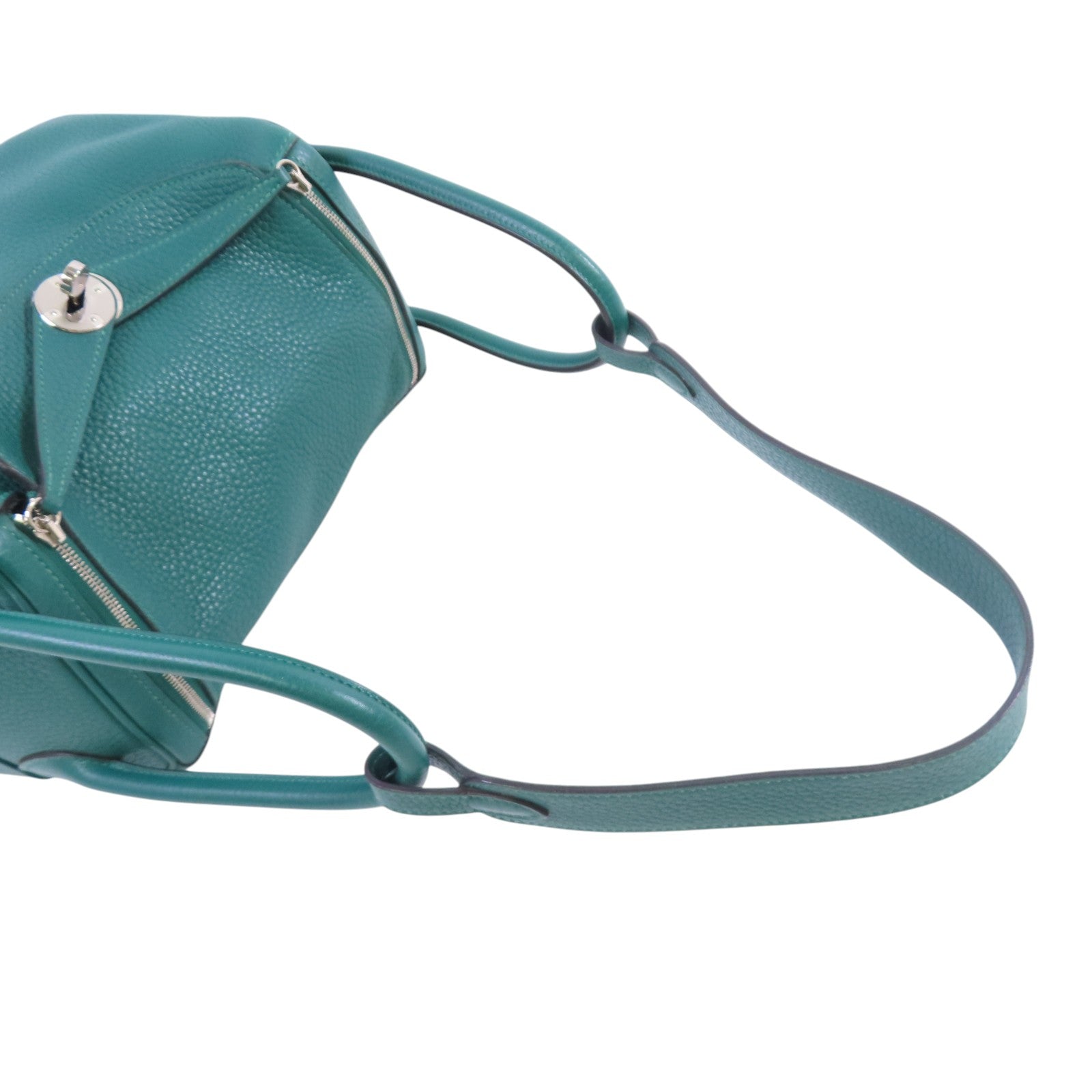 HERMES Clemence皮革Lindy 26 Shoulder Bag銀扣肩背袋