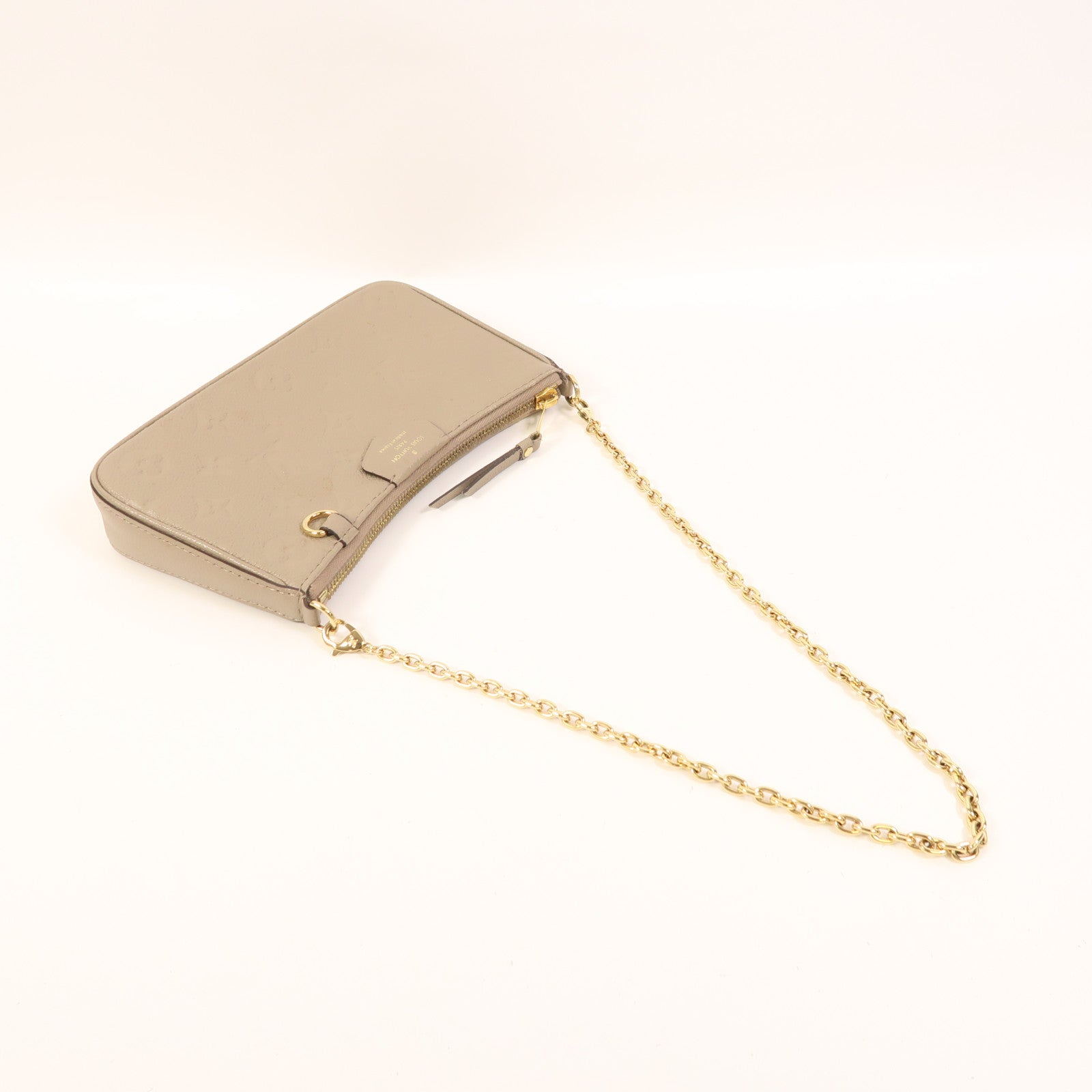 LOUIS VUITTON Monogram Empreinte Easy Pouch On Strap金扣肩背袋