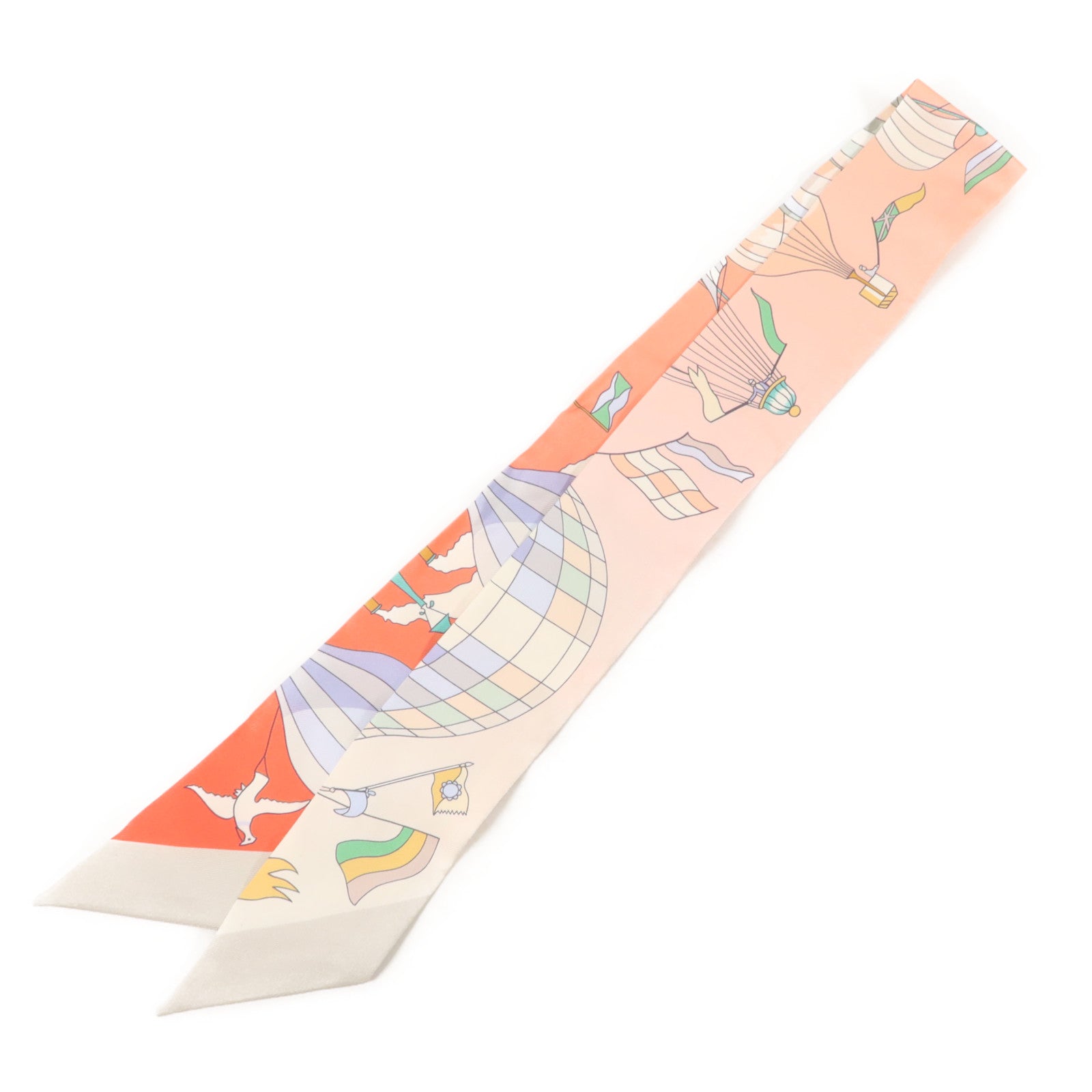 HERMES 絲質Twilly絲巾