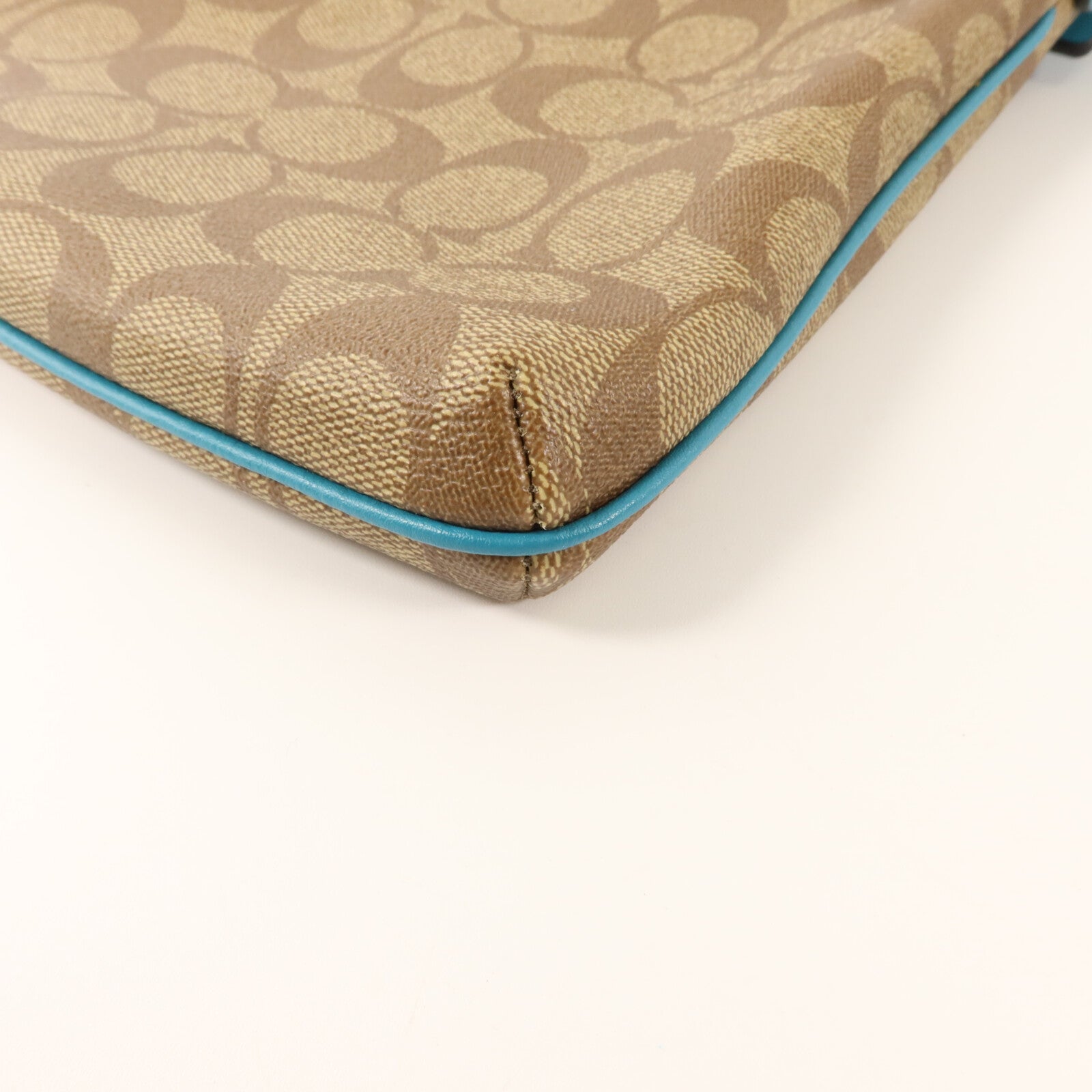 COACH 塗層帆布Shoulder Bag肩背袋
