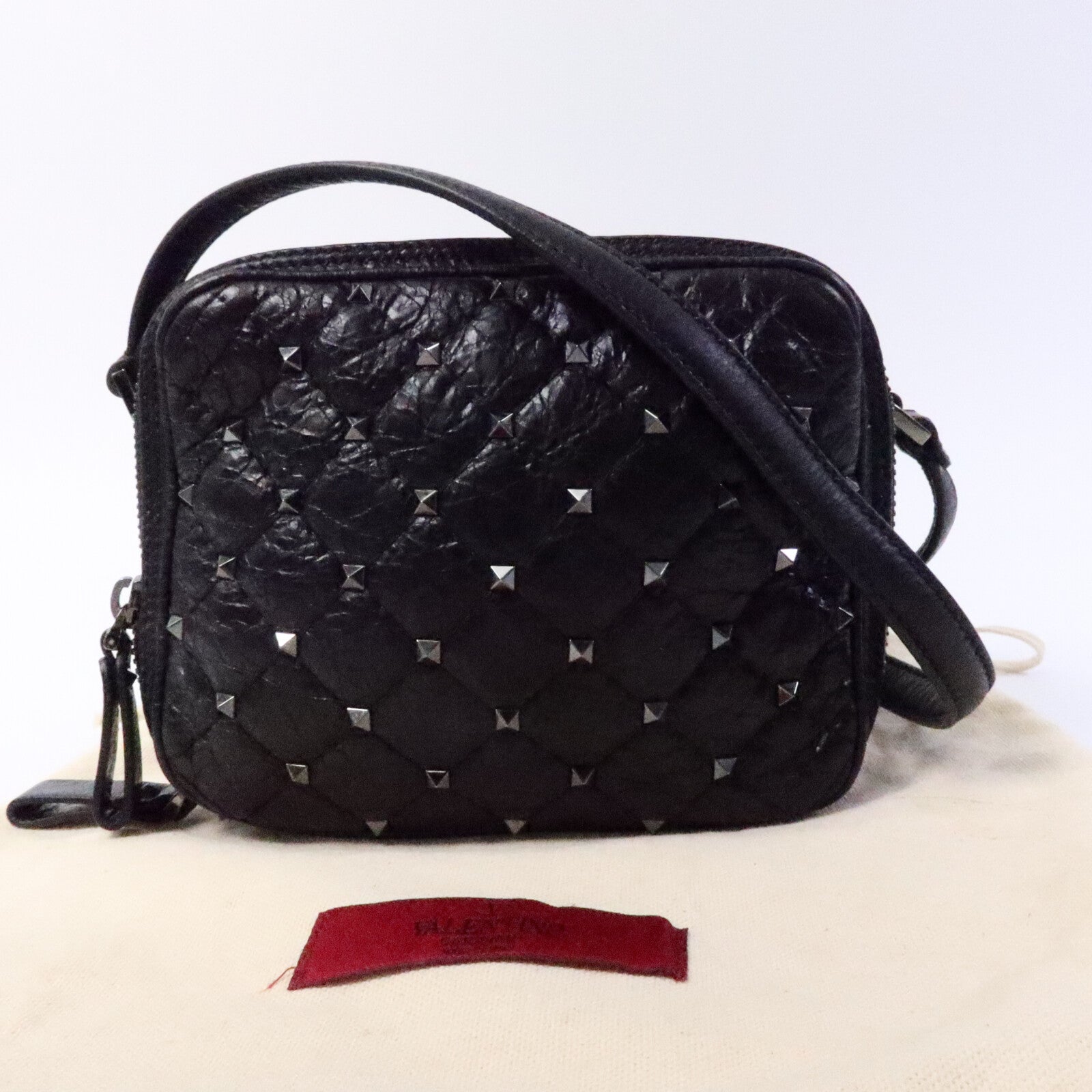 Valentino 牛皮皮革Shoulder Bag肩背袋
