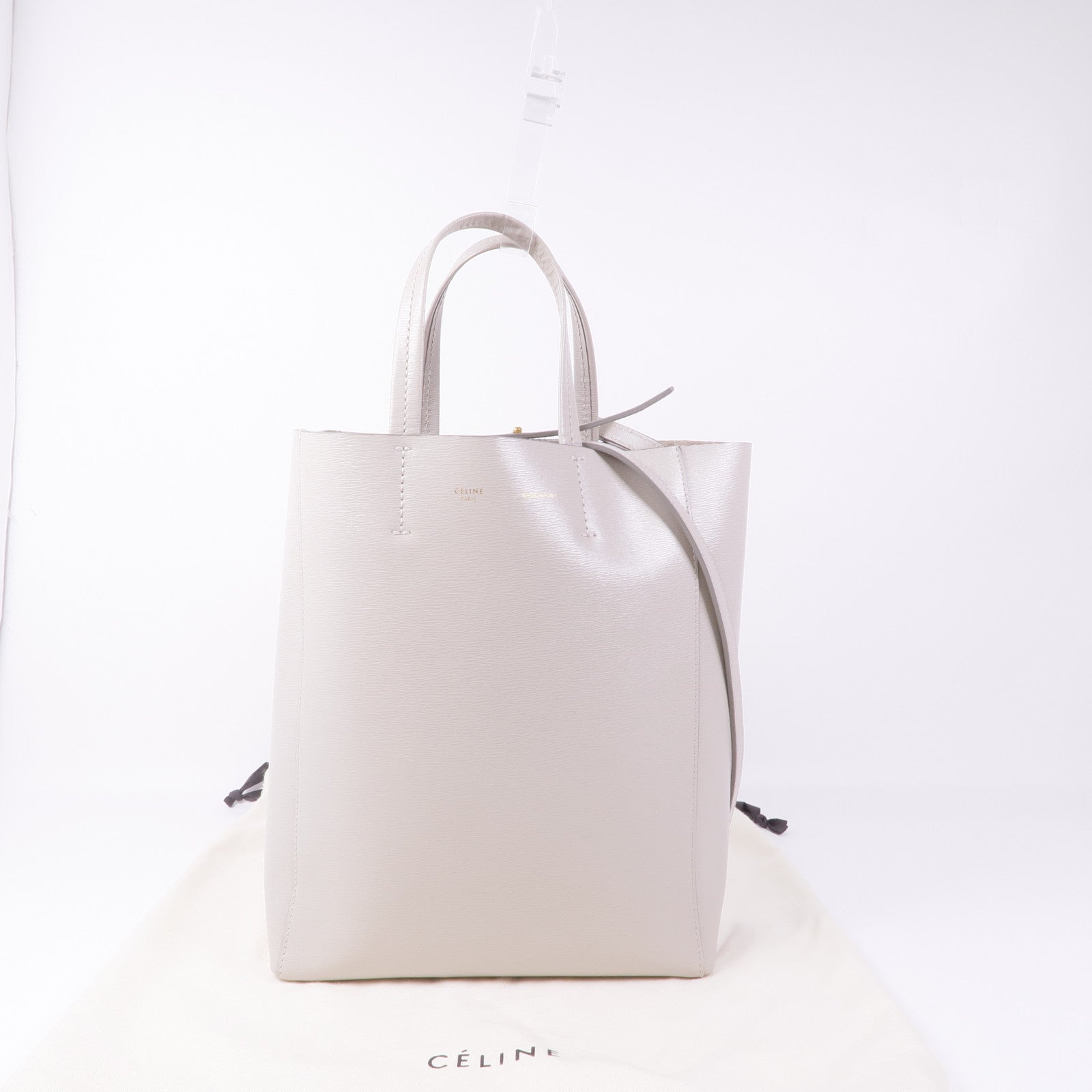 CELINE 牛皮皮革Vertical Cabas金扣手挽肩背兩用袋